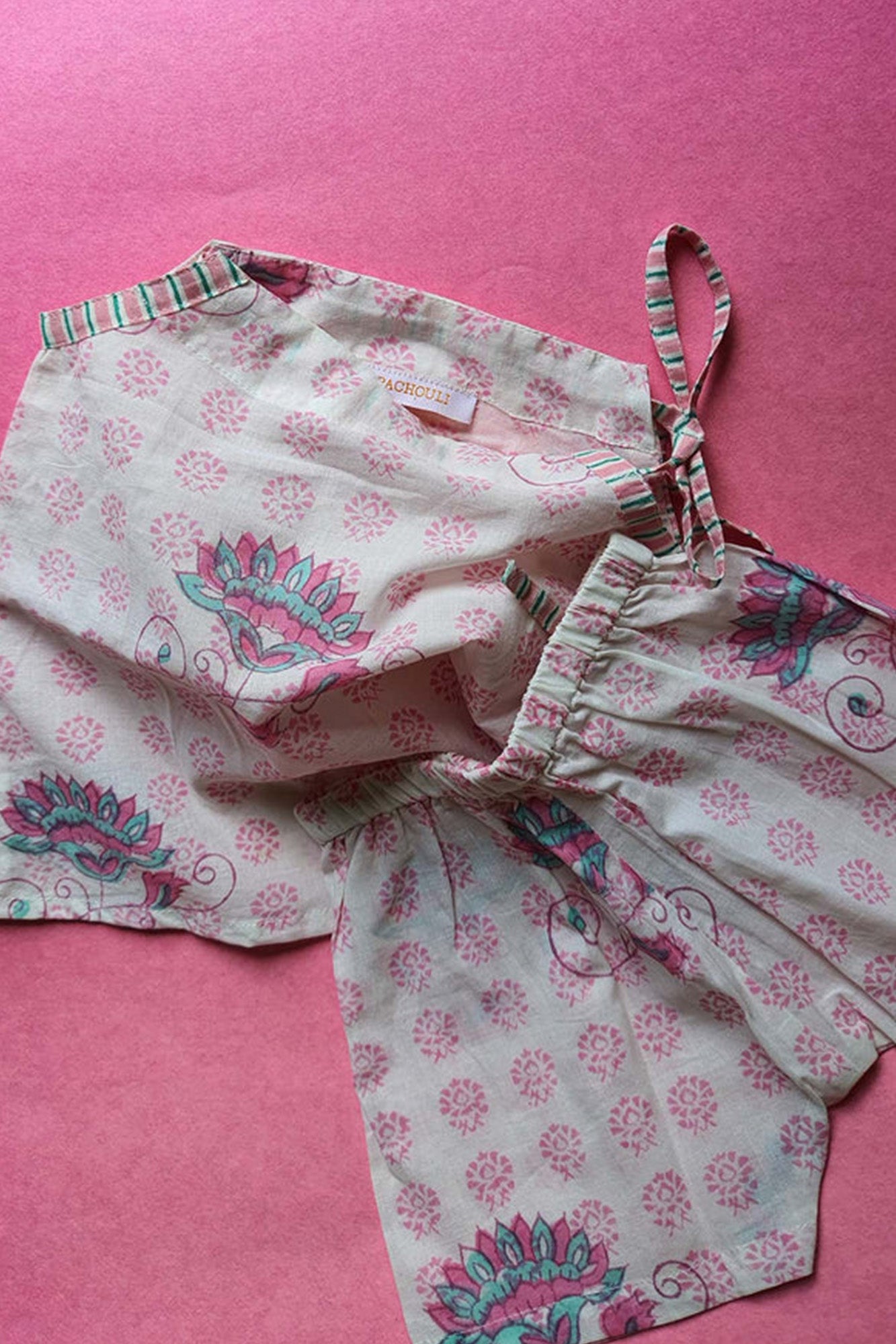 Rose Creation Dori Top With Shorts