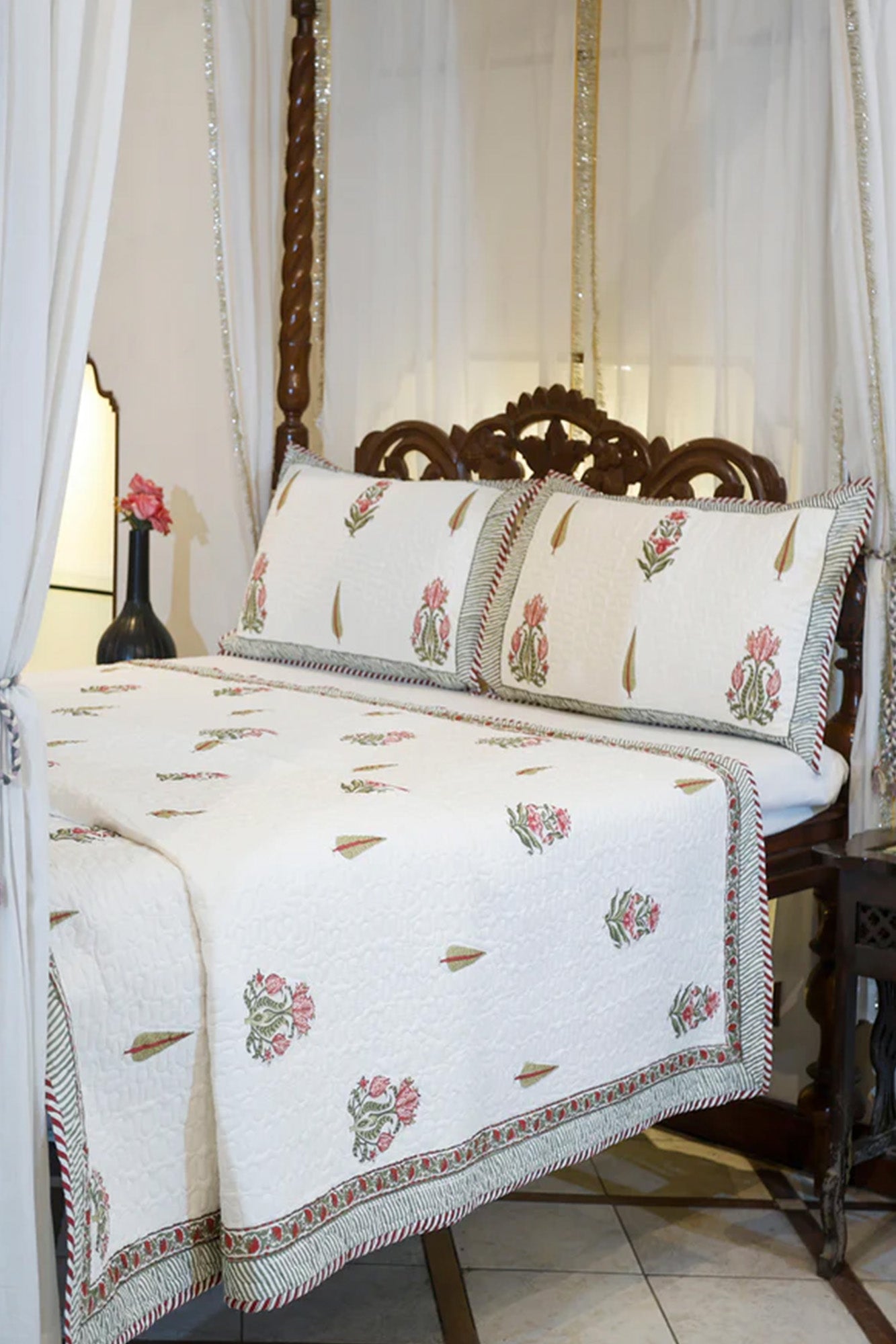 Damask Bed Cover