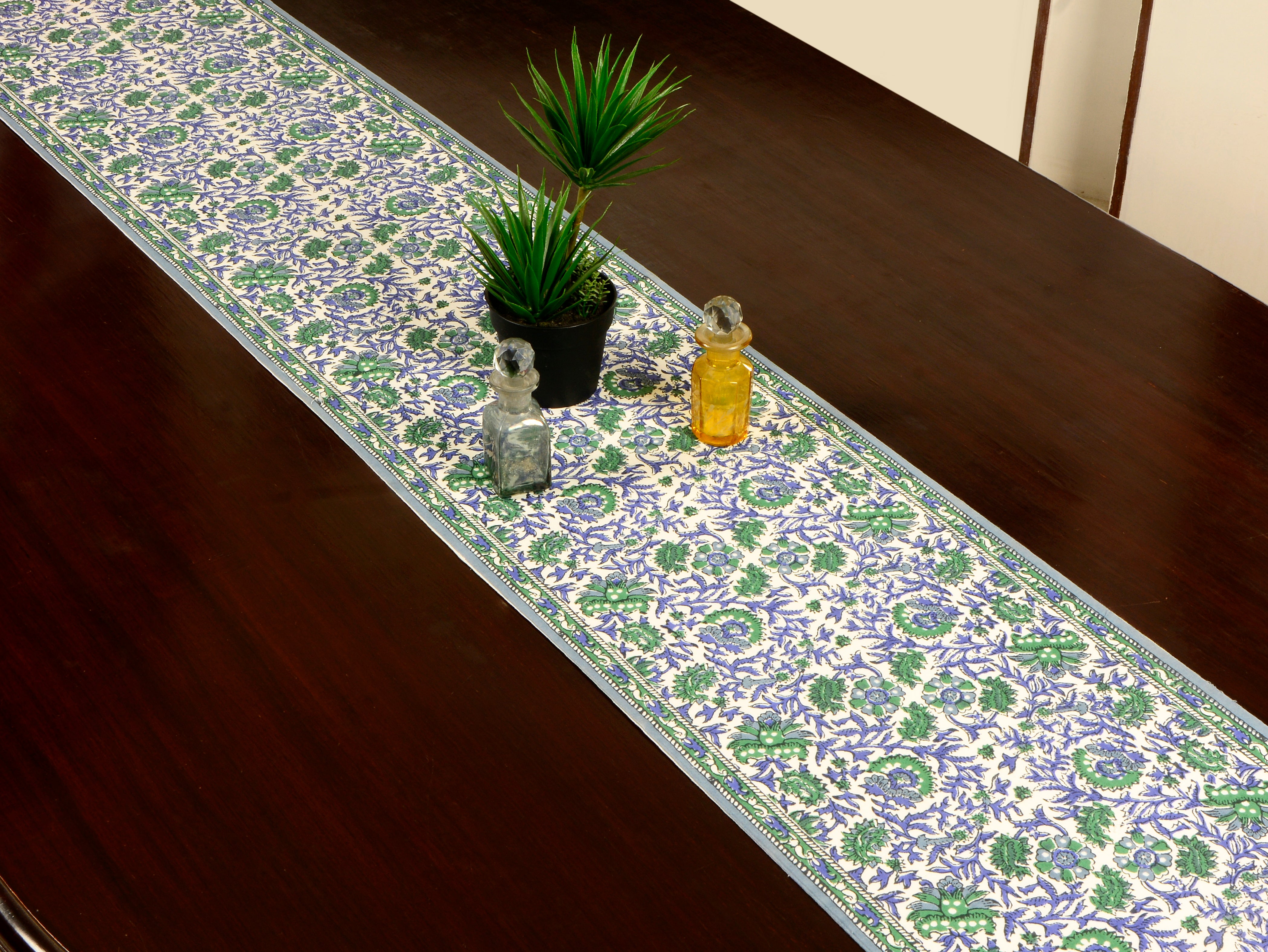 Green/Blue Jaal - Runner