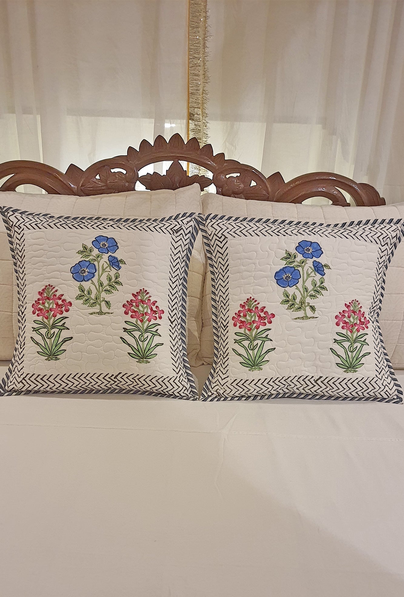 Bloom of Bliss Cushion Cover Set of 2