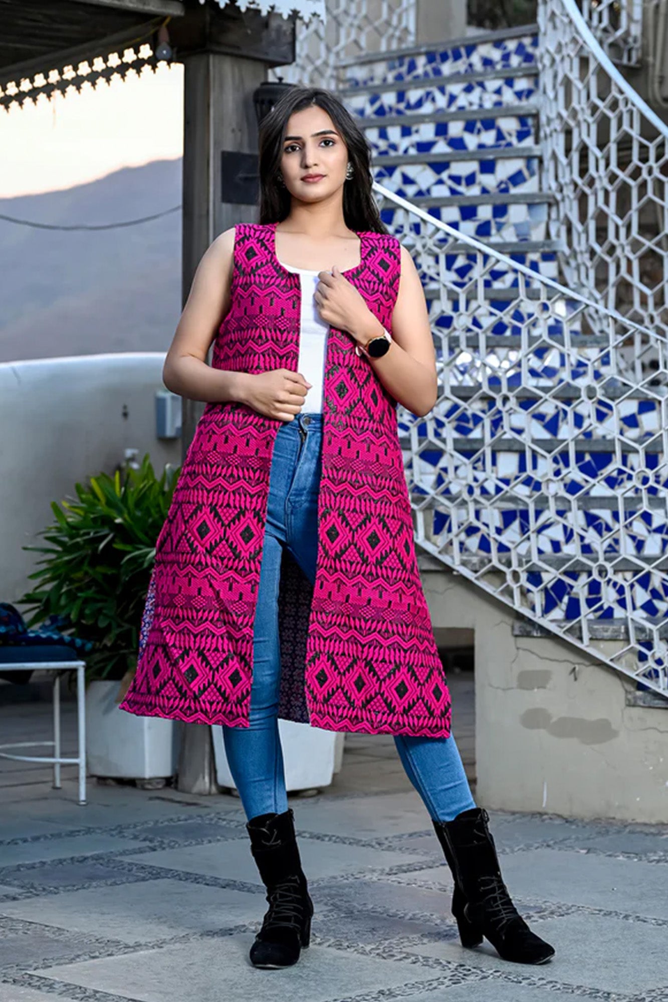 Jacket Long Women Reversible