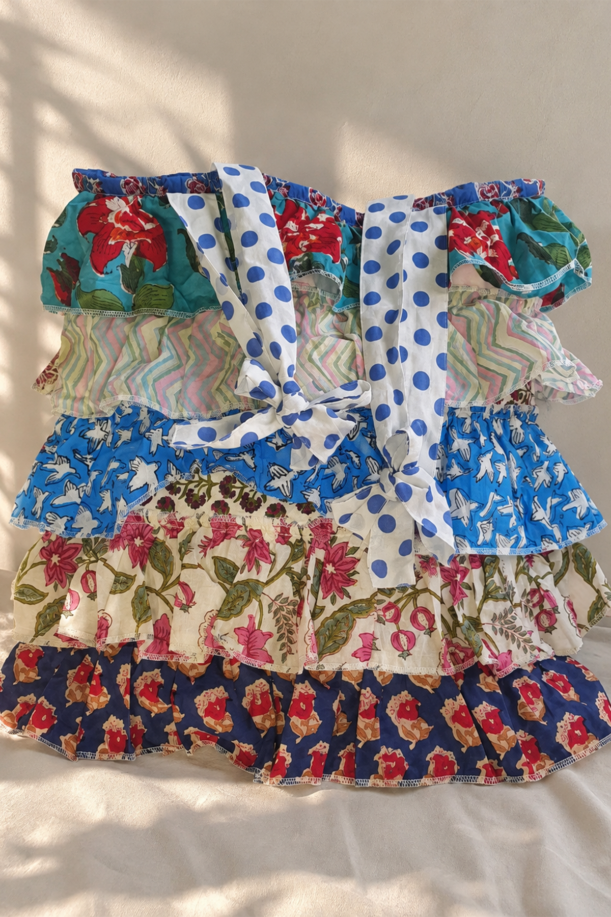 Multi Frill Tote Bag