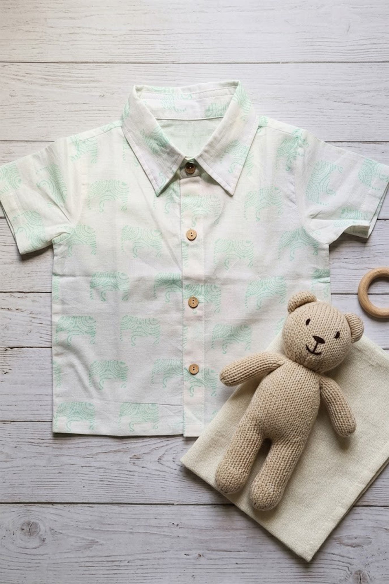 Green Elephant Shirt