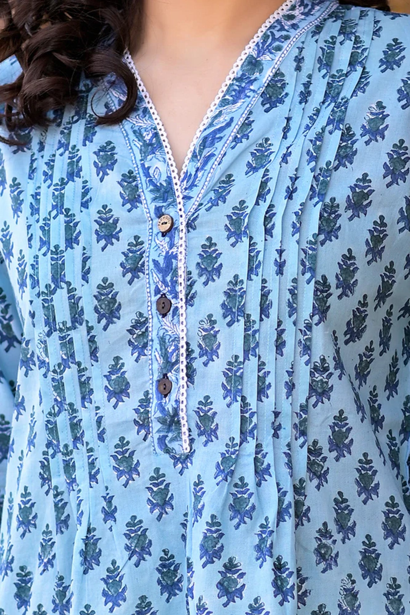 Women Top Arles Artic Blue