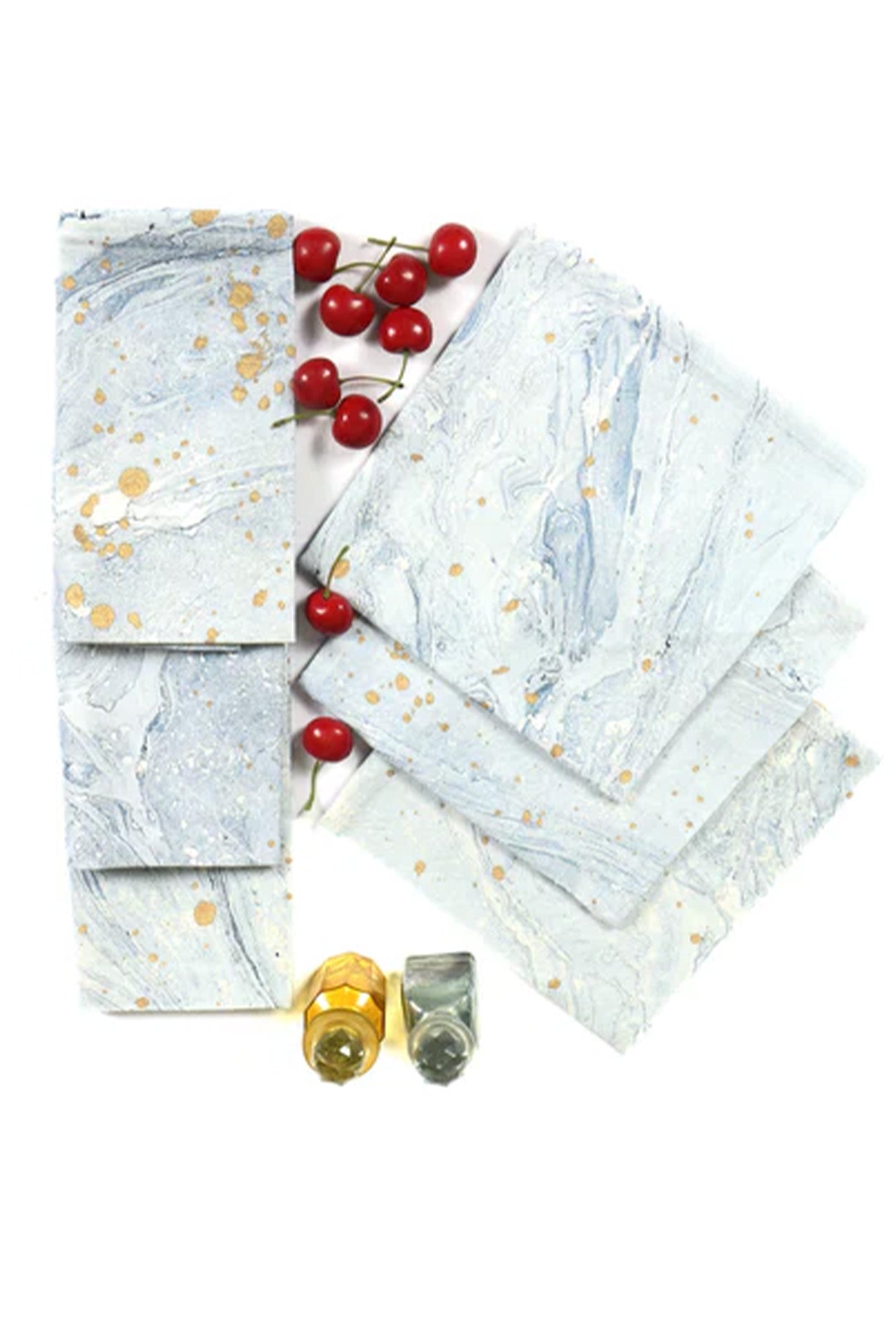 Sea Green Marble -Placec Mat & Napkin Set of 6