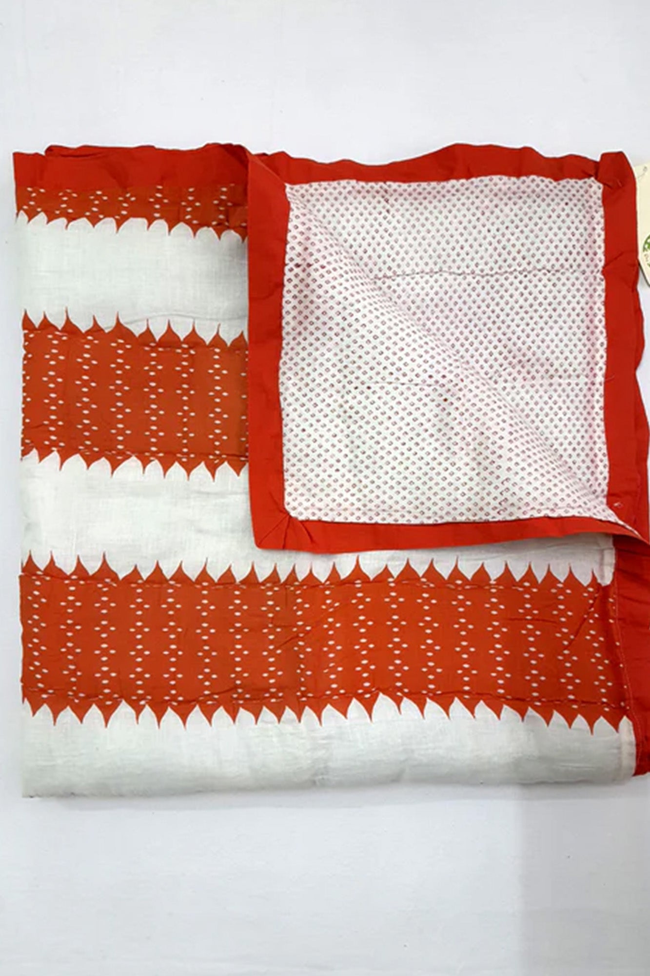 Baby Quilt-Rust