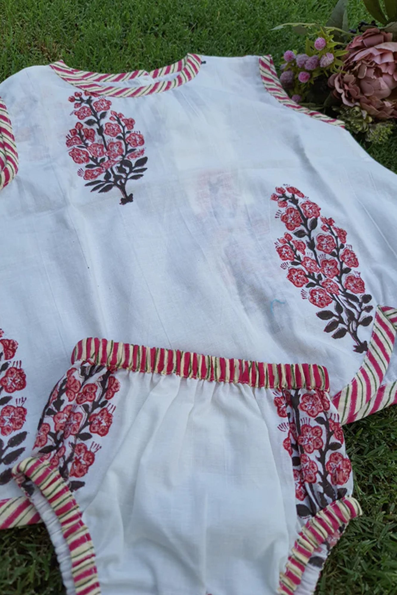 Block Boota - Infant Baby Dress With Shorts