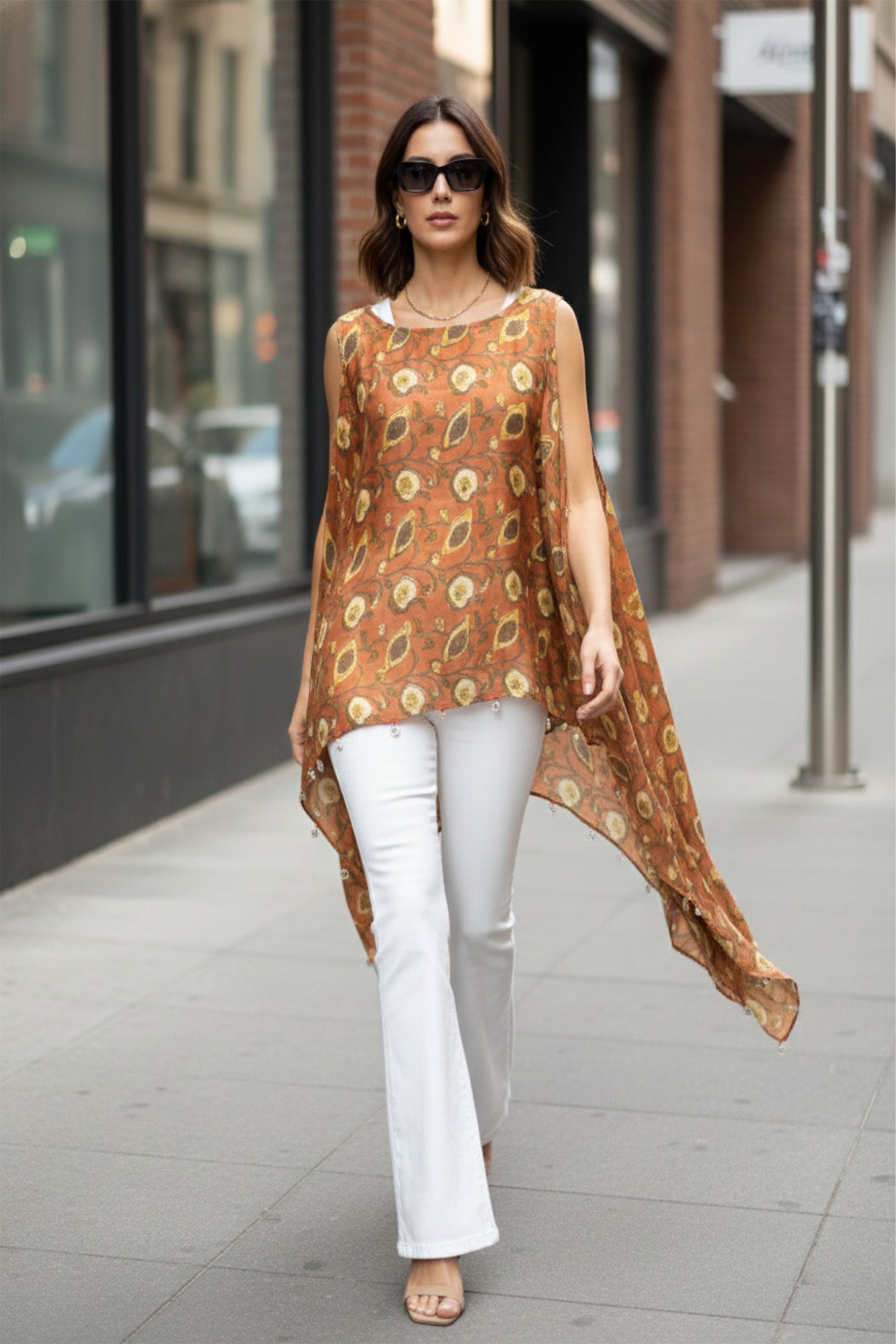 Panzie Patch Uneven Cape