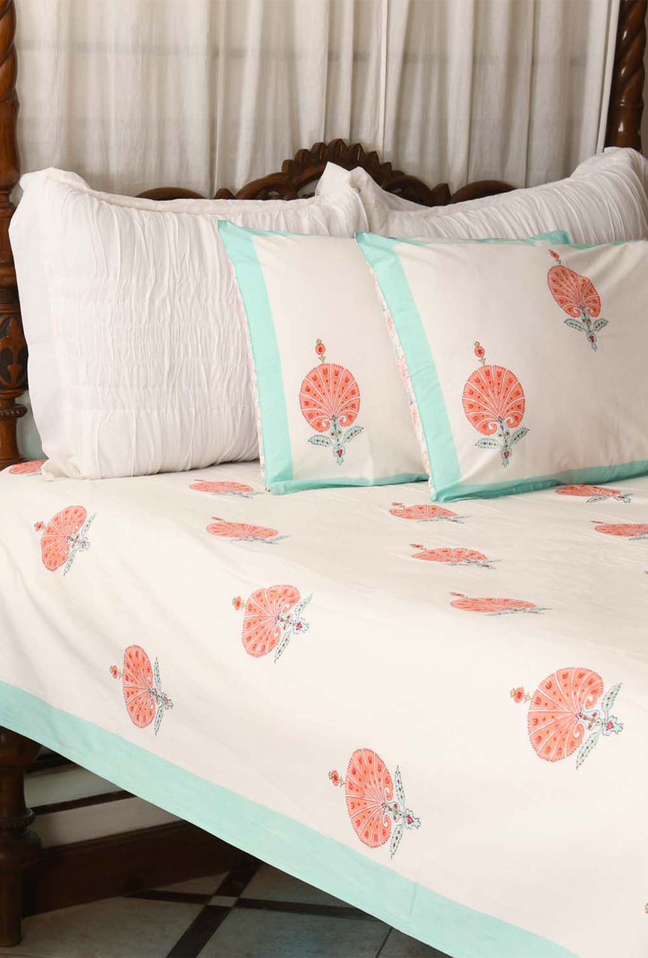 Mughal Blush Bedsheet