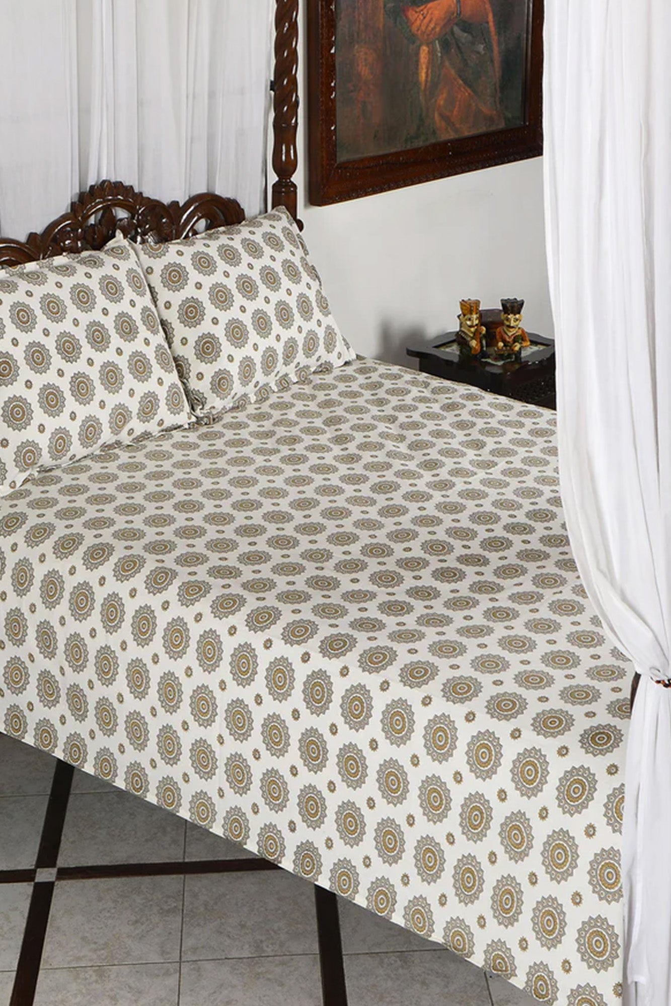 Golden Galaxy - Bedsheet
