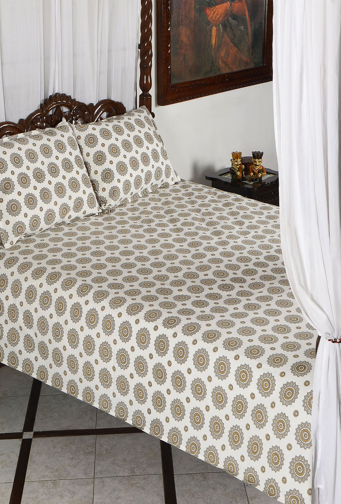 Golden Galaxy - Bedsheet