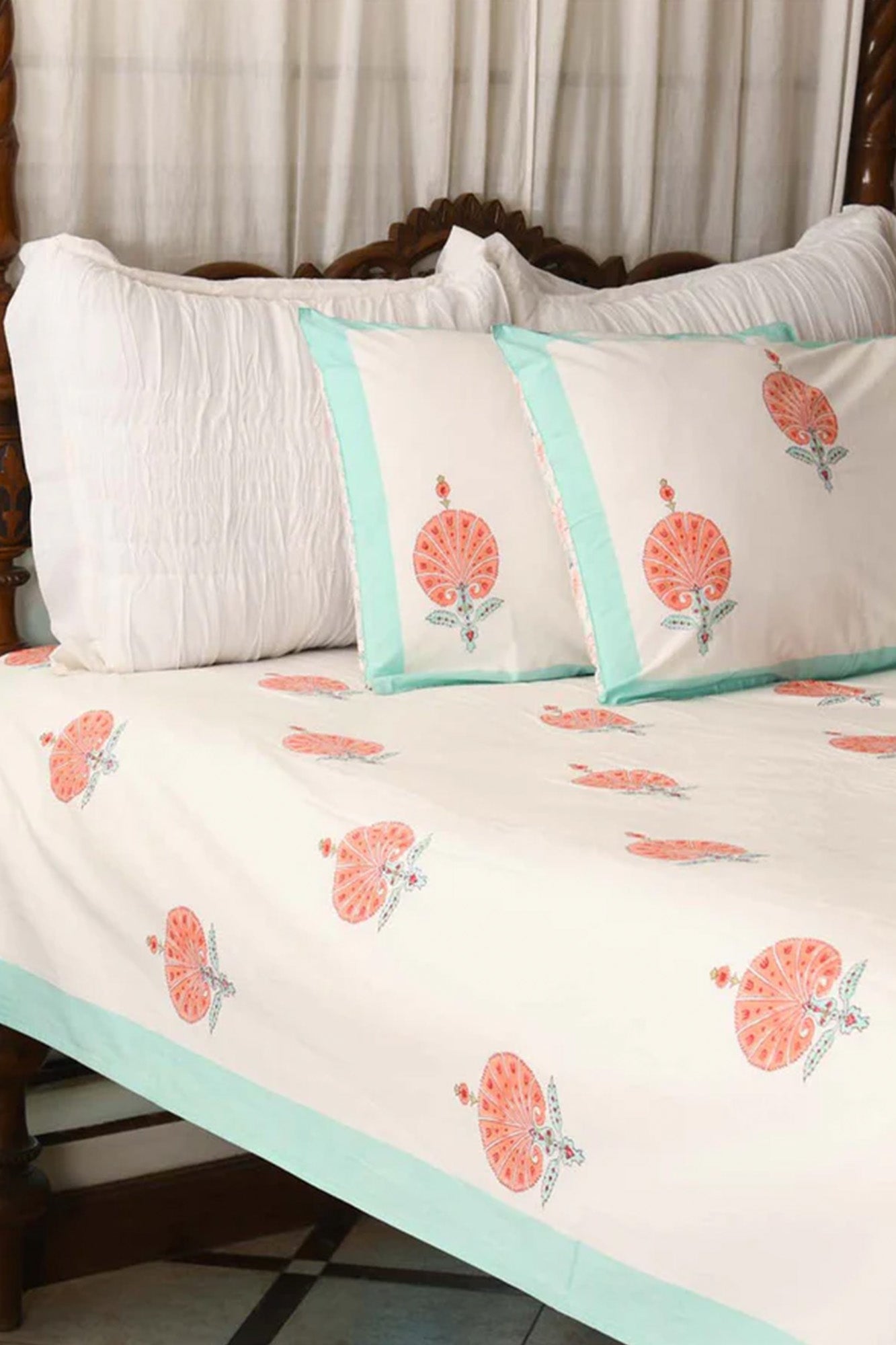 Mughal Blush Bedsheet