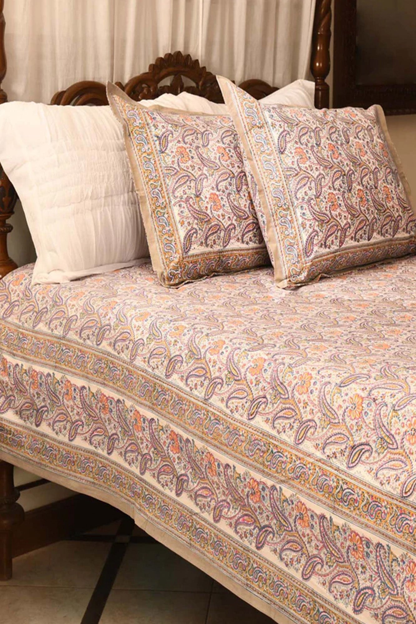 French Paisley Bedsheet