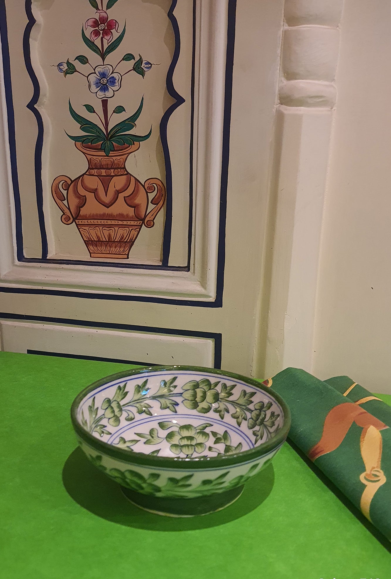 Bowl Green Ceramic