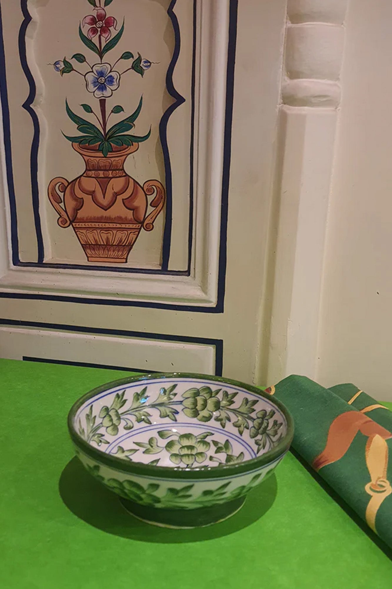 Bowl Green Ceramic