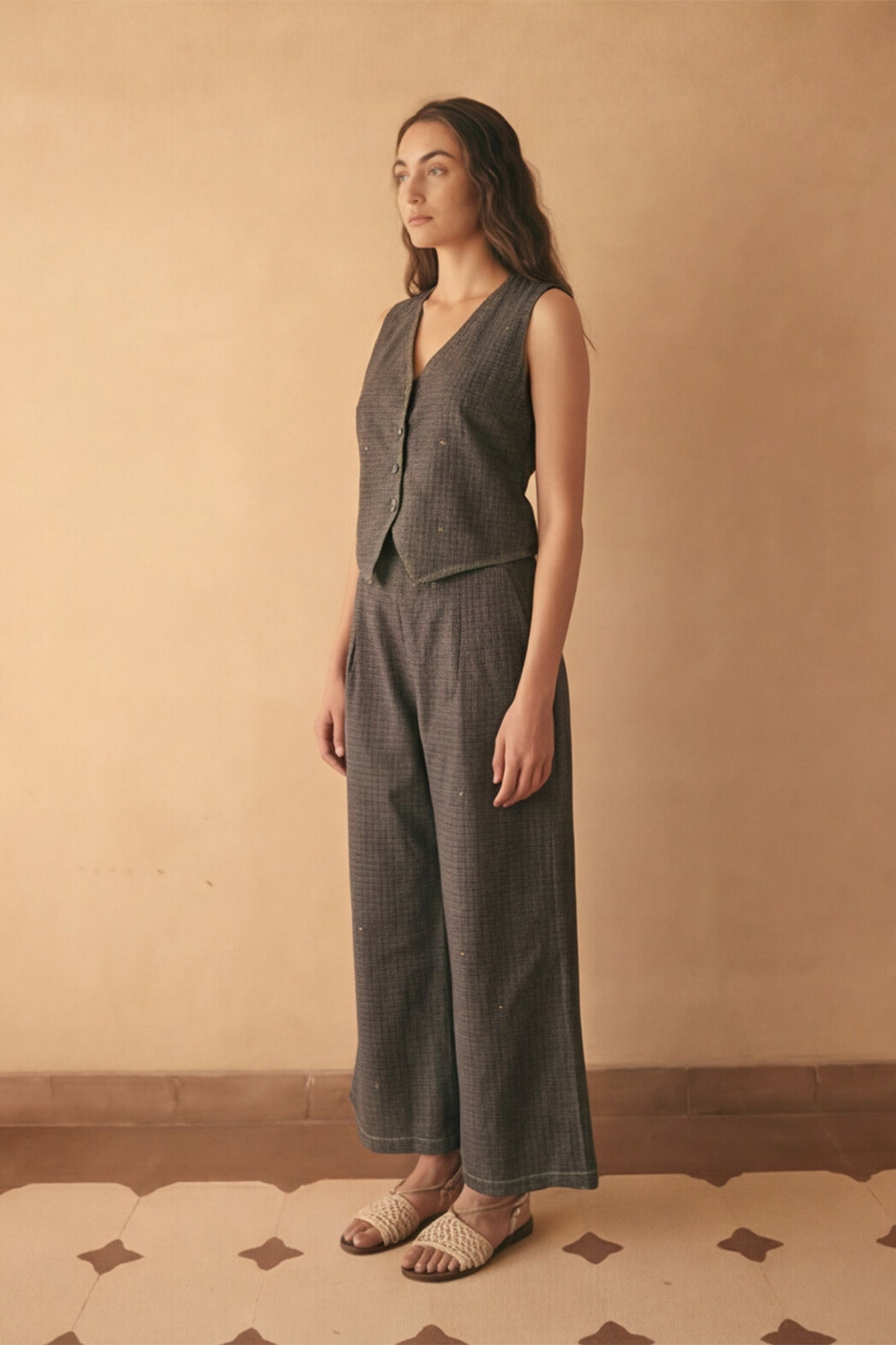 Greywood Sleeveless Co-ord Set