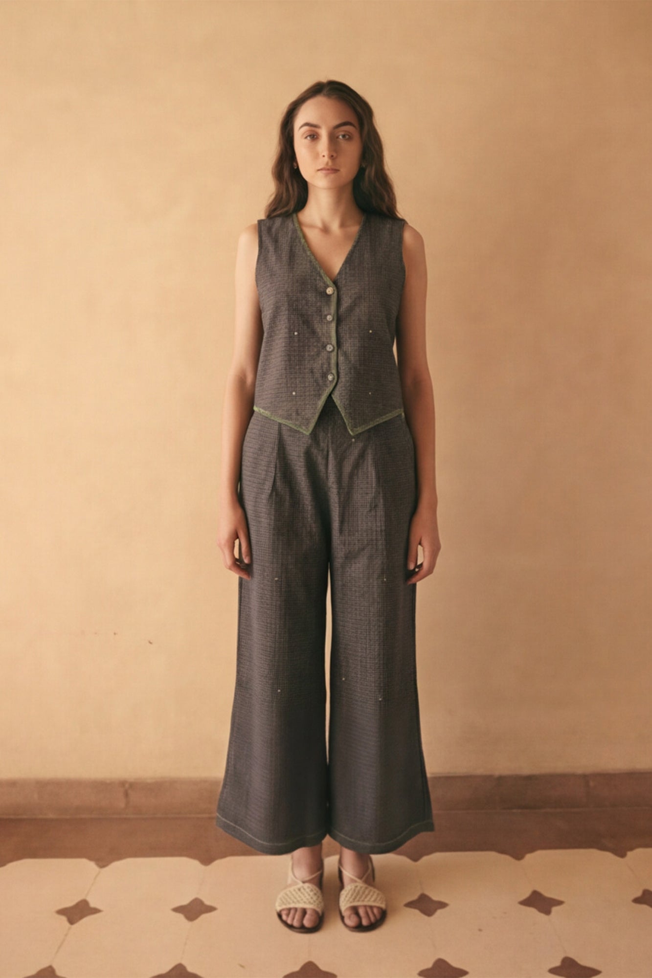 Greywood Sleeveless Co-ord Set