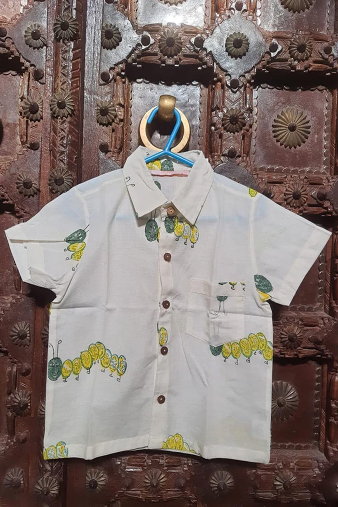 Boy Shirt Yellow Caterpillar