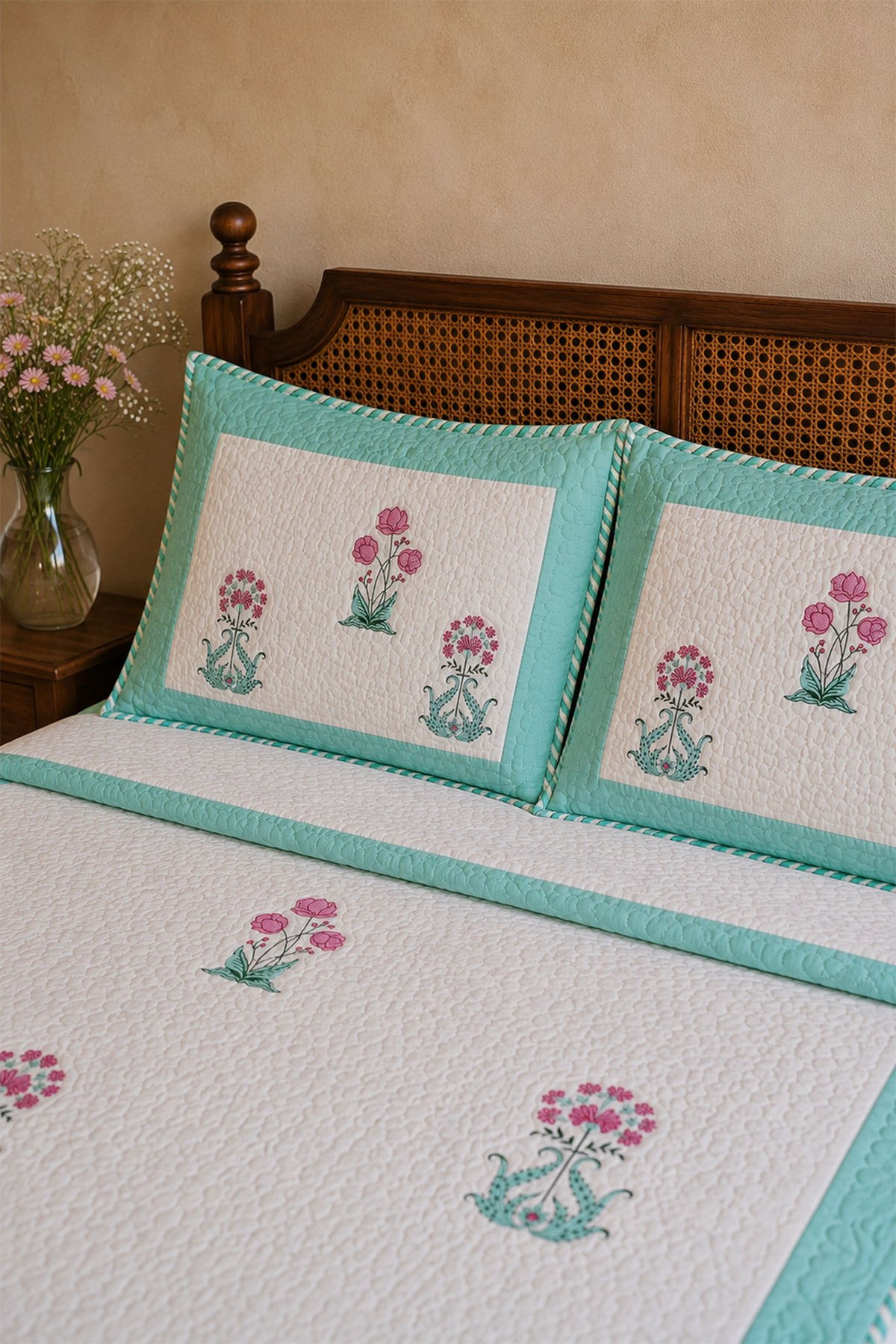 Gulbahar Bed Cover With 2 Pillow Covers