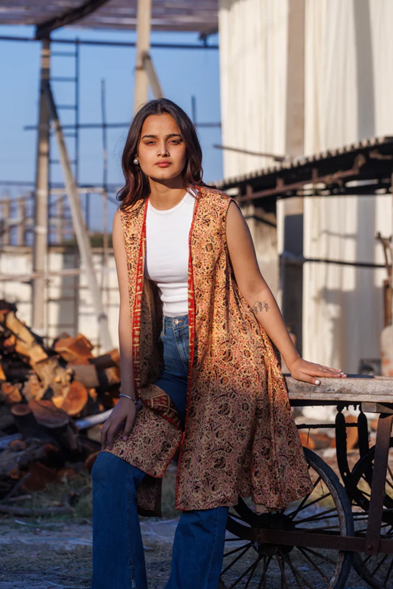 Maati Japanese Silk Cape