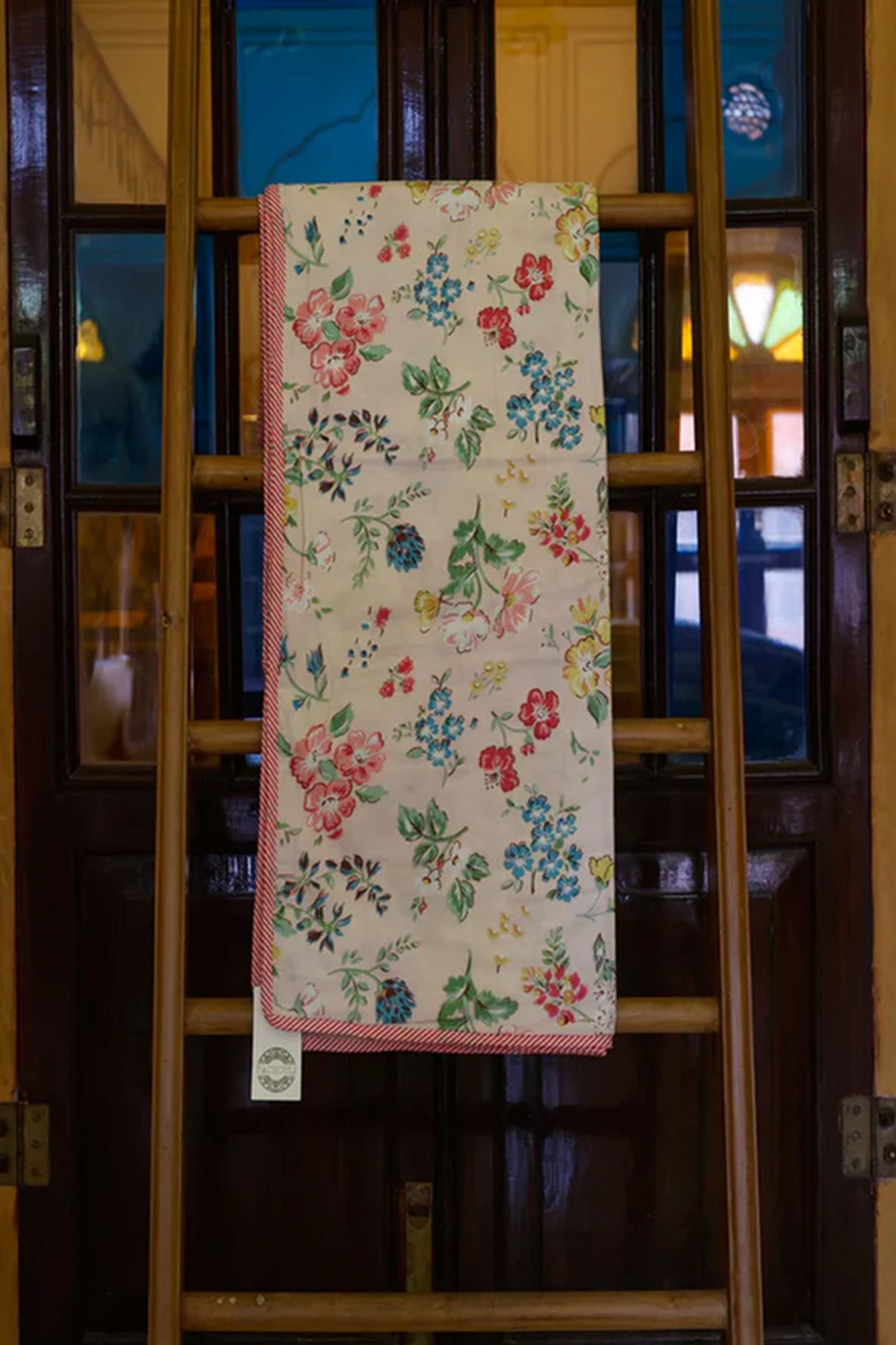 Dohar Falalin Floral Jaal Pink