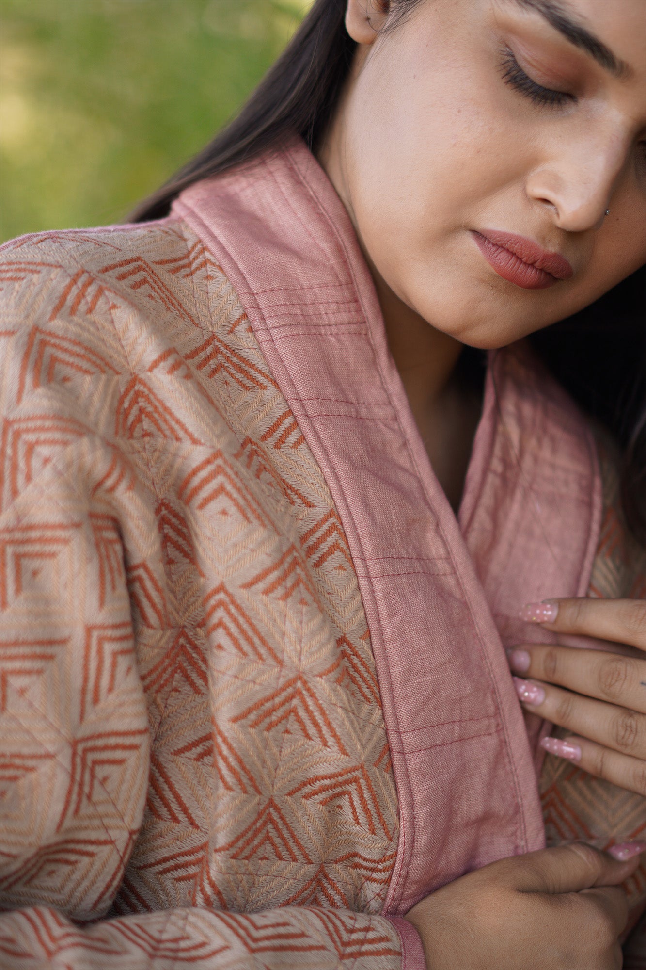 Linen Loom Quilted Jacket