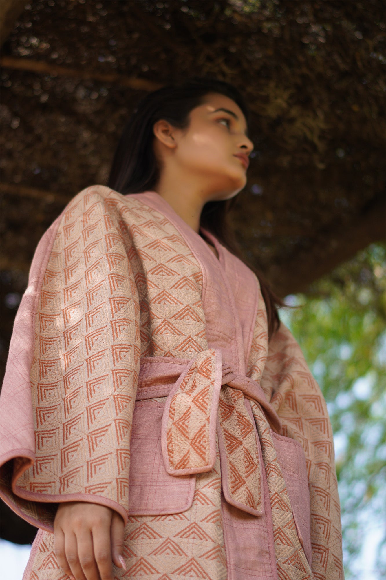 Linen Loom Quilted Jacket