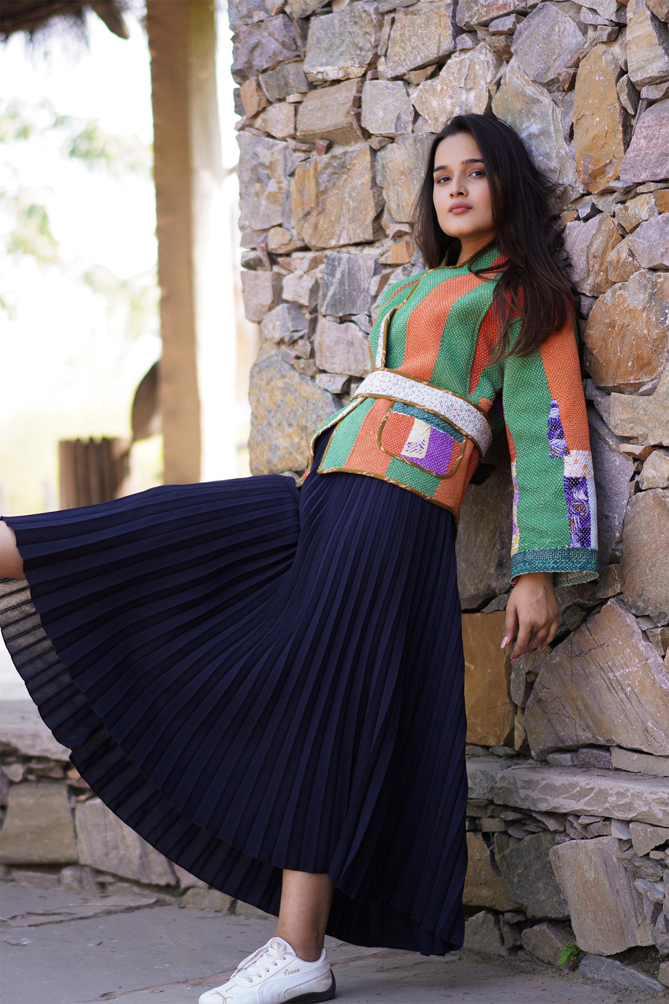 Kantha Full Sleeve Jacket