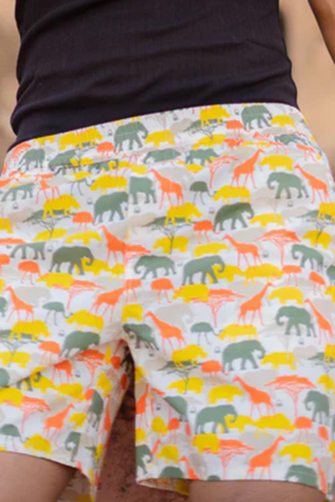 Multi Elephants Men's Shorts