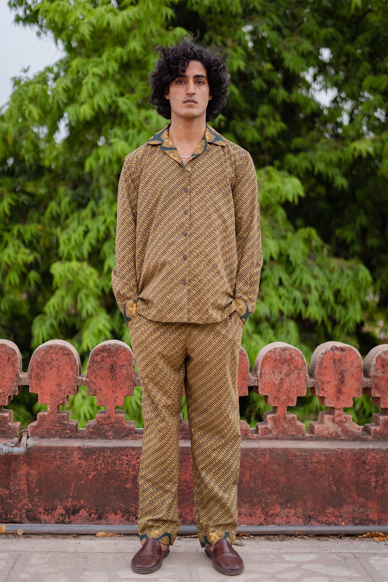 Geometric Mosaic PJ Set