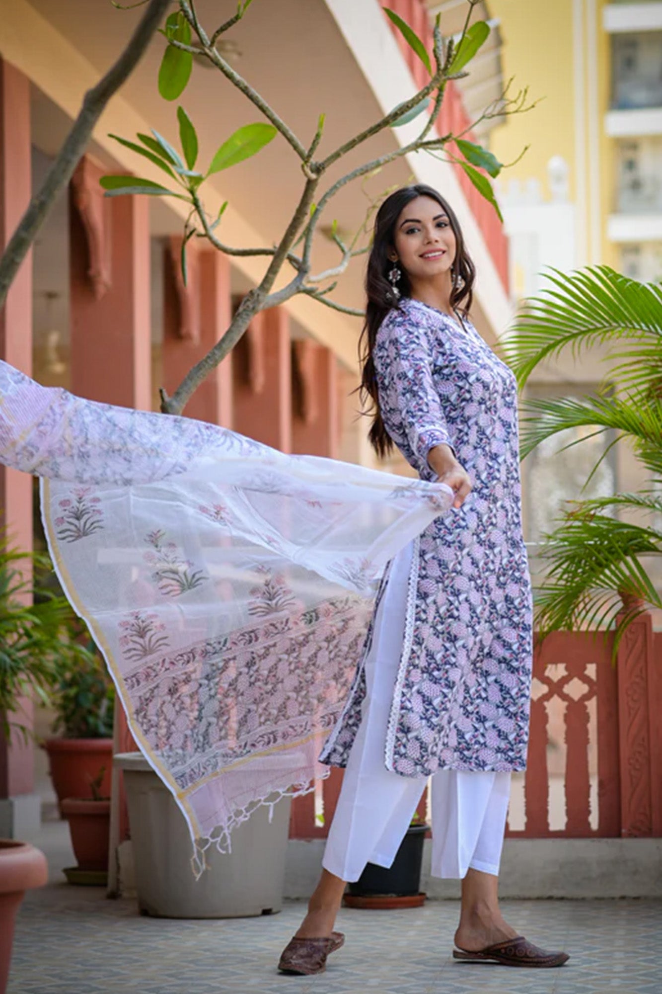 Suit Set of 3 Women Marigold Grey
