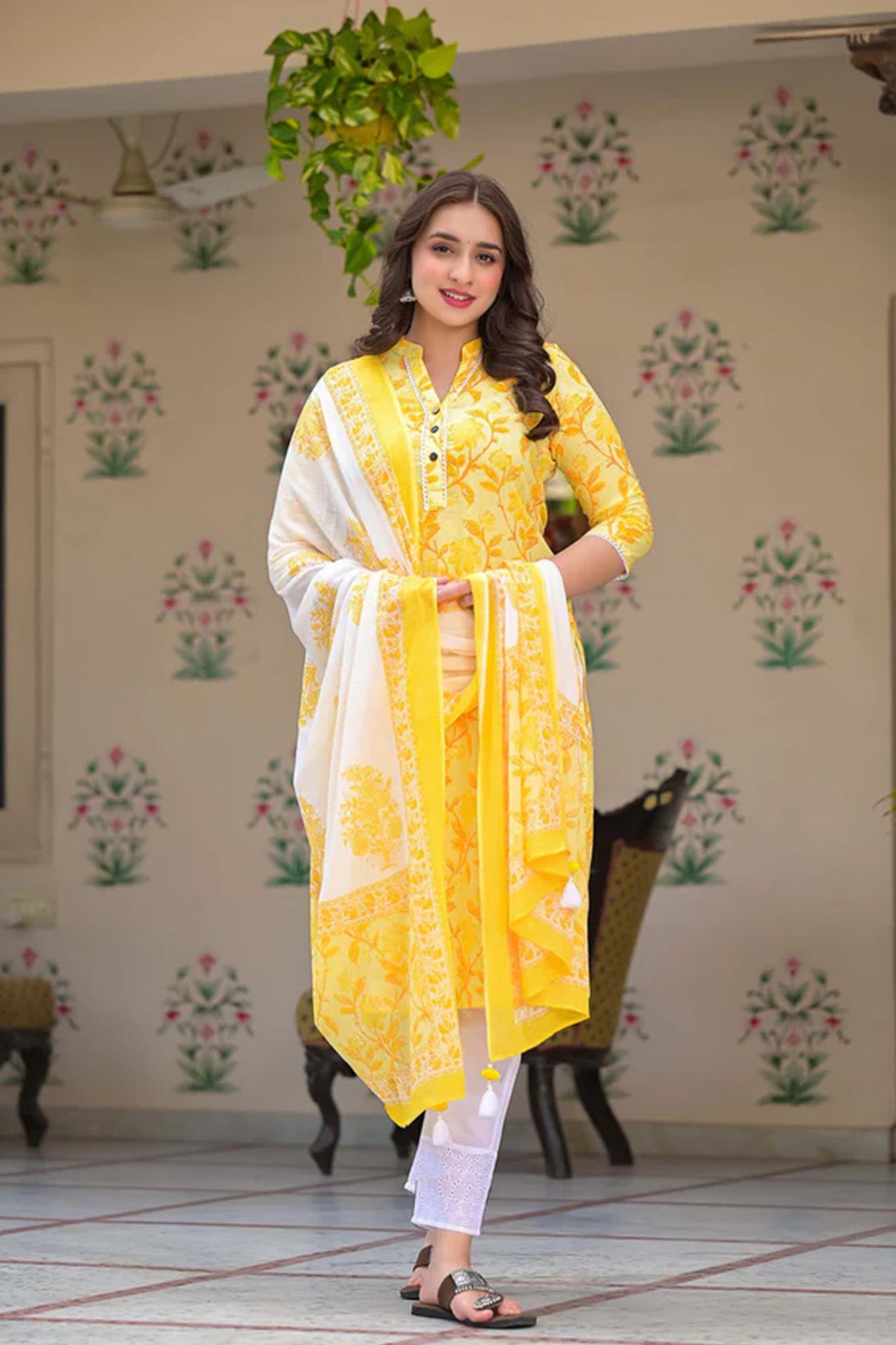 Suit Set of 3 Women Sunflower