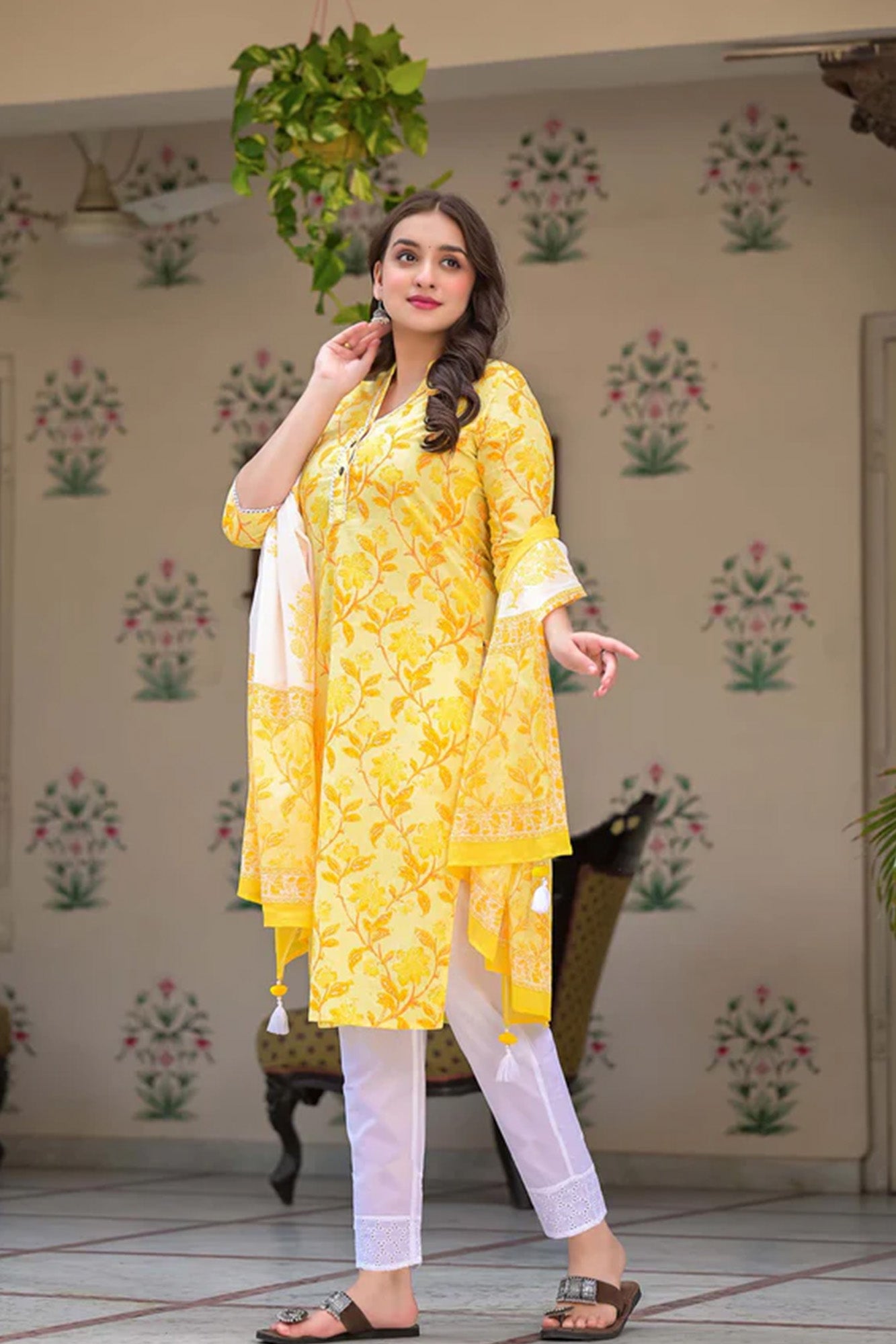Suit Set of 3 Women Sunflower