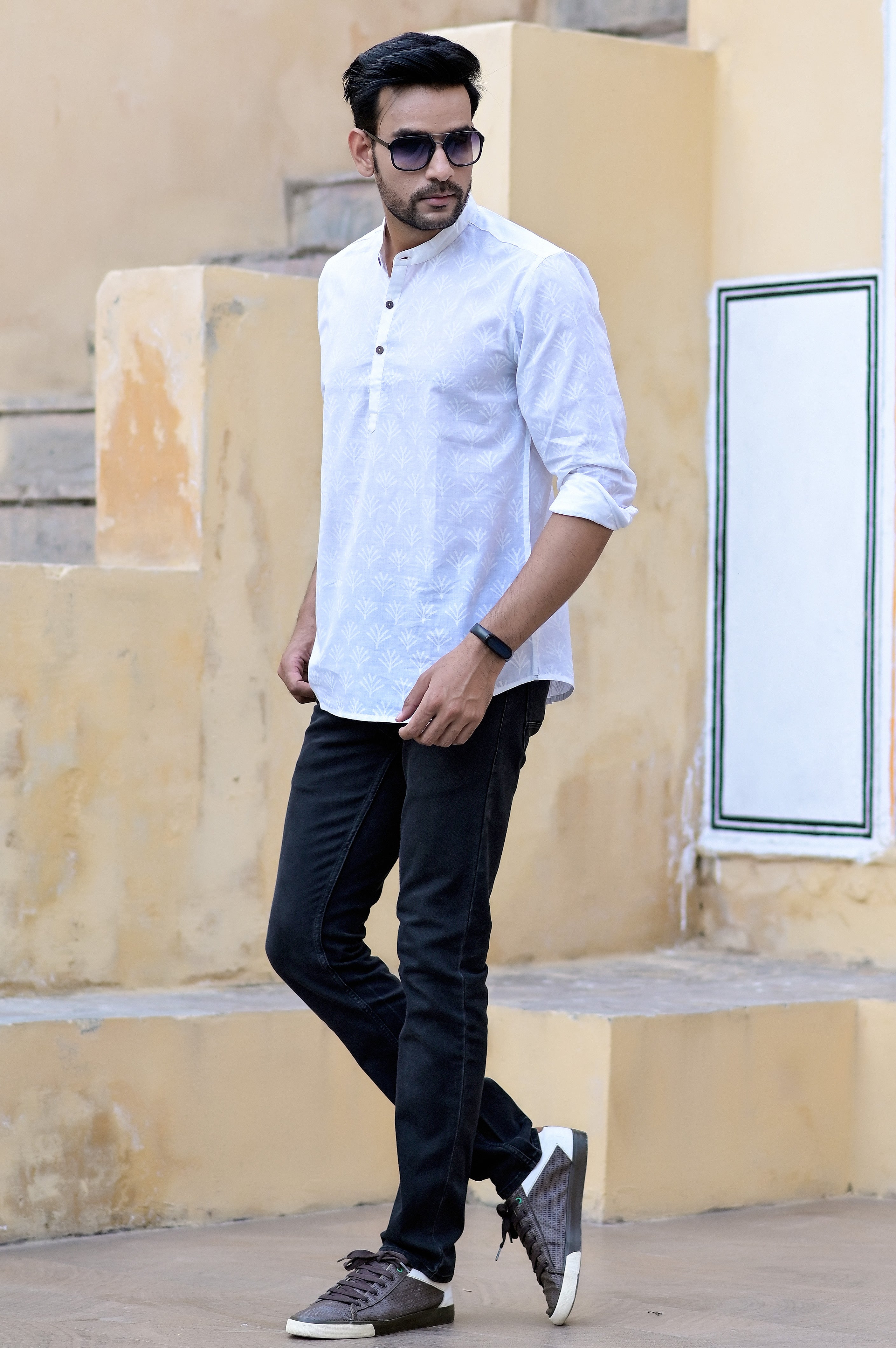 White On White Full Sleeve Shirt