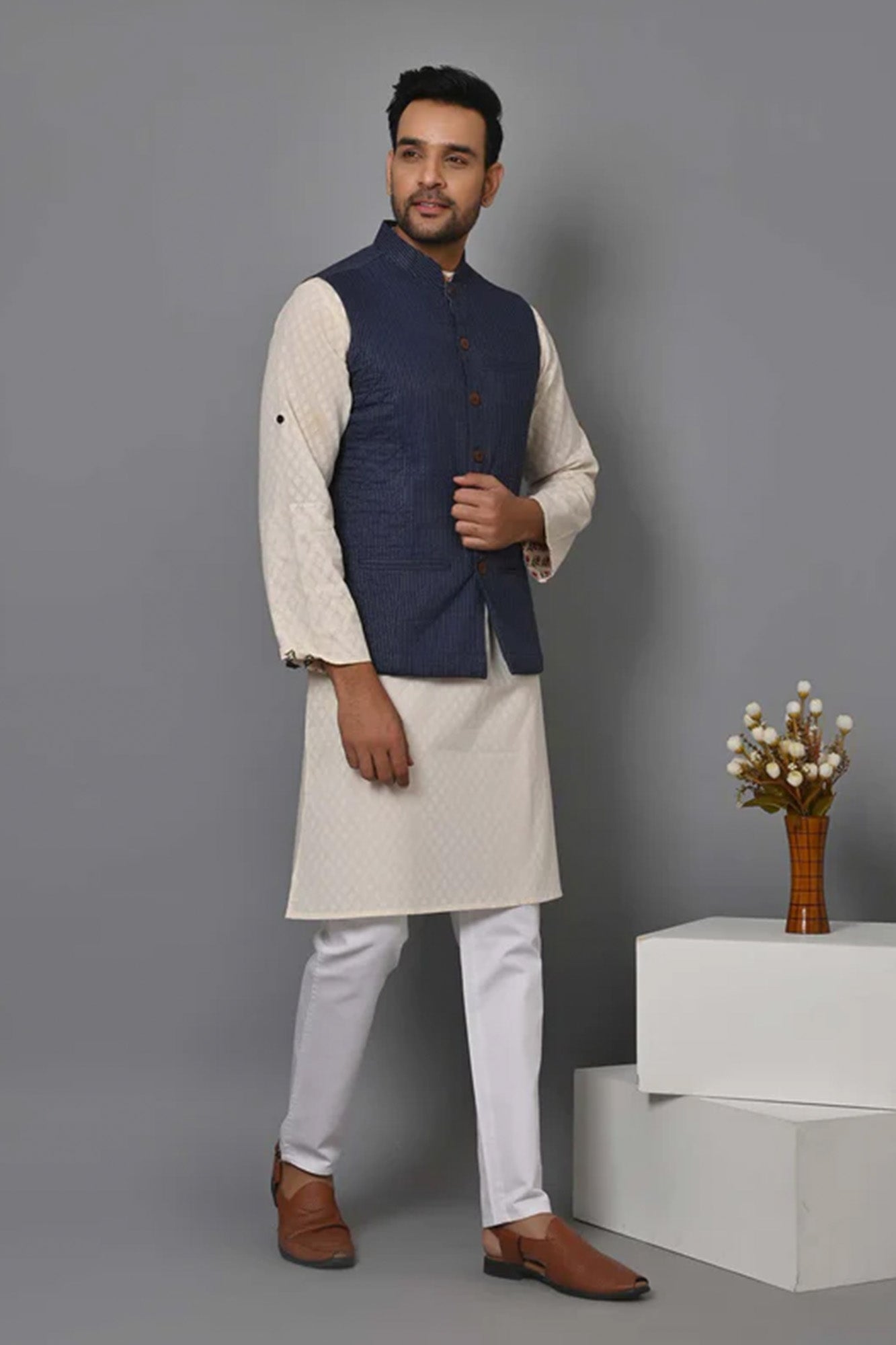 Mens Nehru Jacket Neela