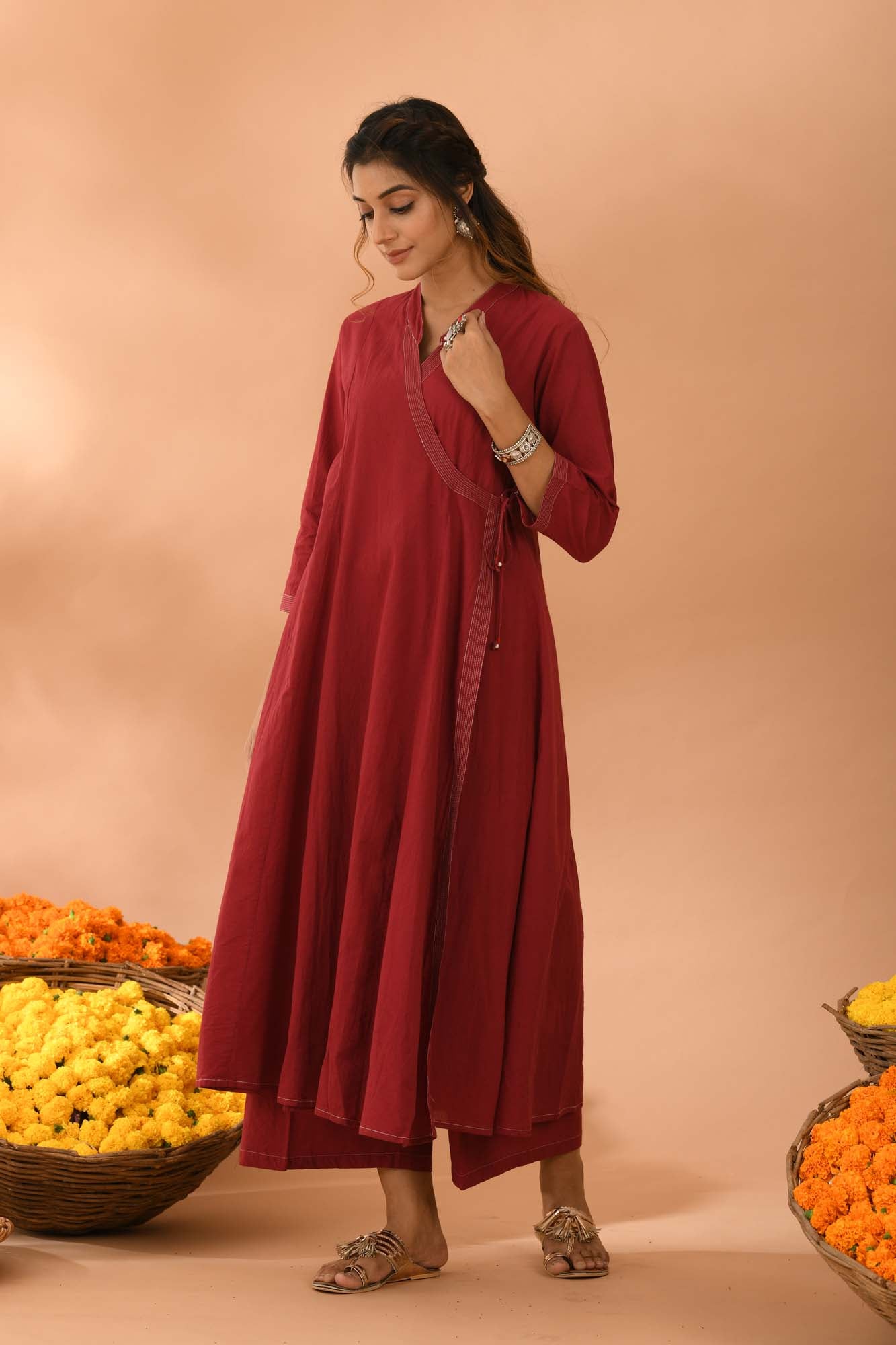 Women Angarakha Dress Nazmeen