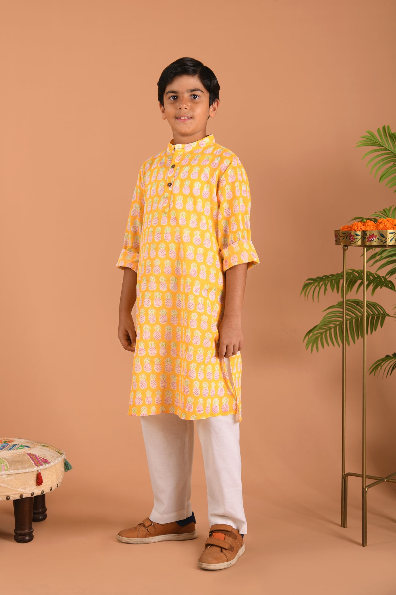 Golden Tropic Kurta