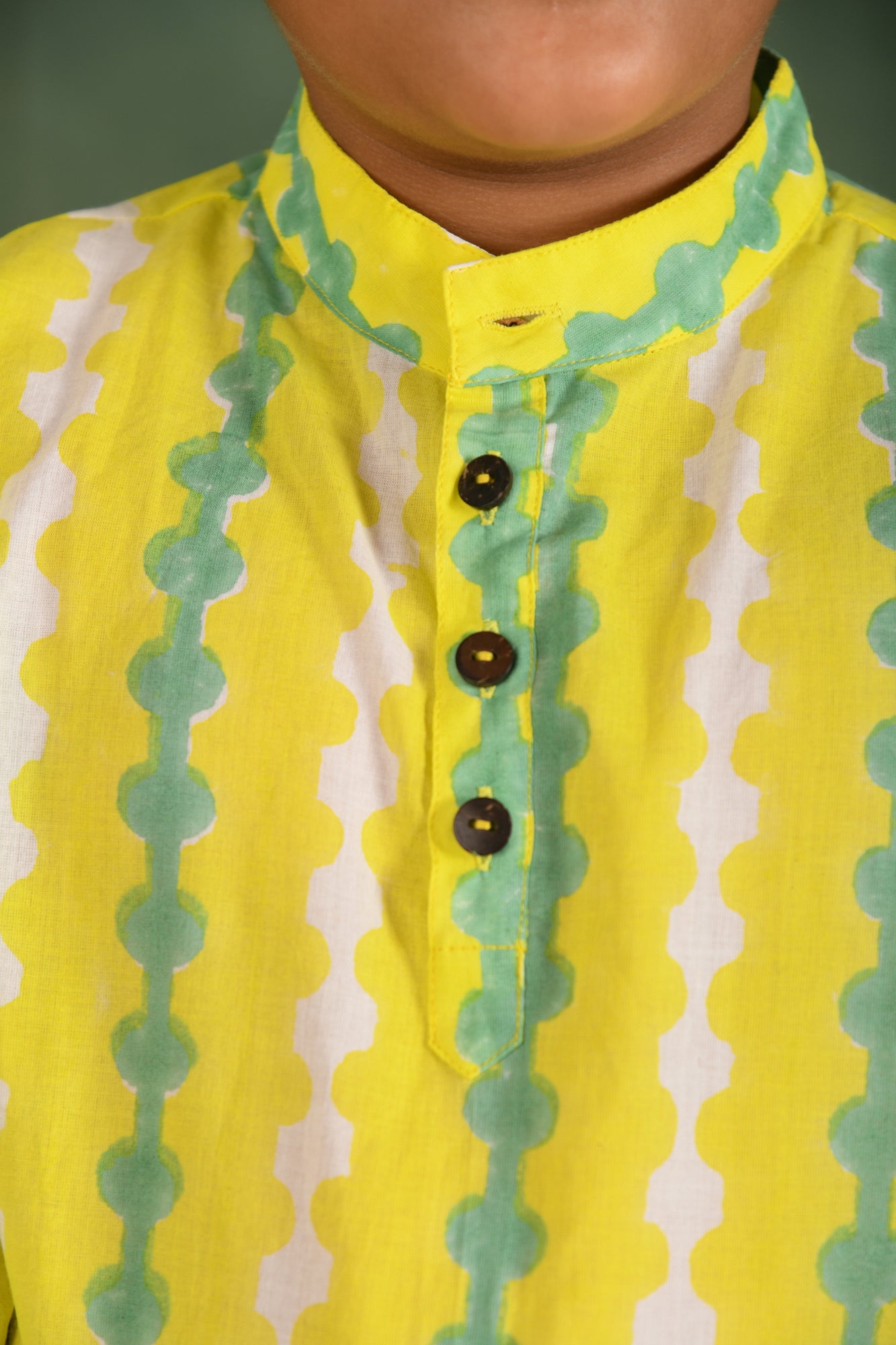 Lime Breeze Kurta