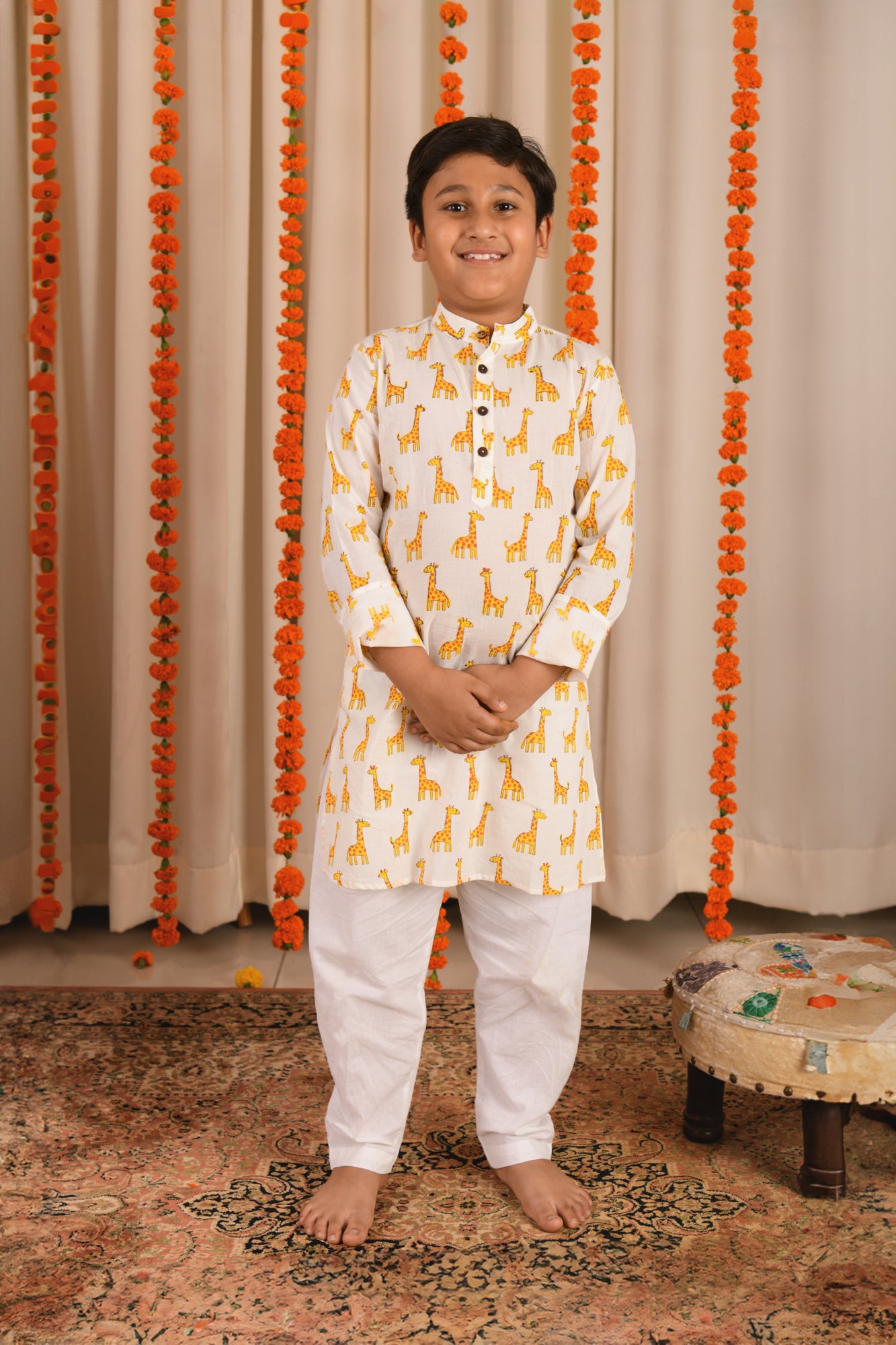 Dotty Giraffe Kurta