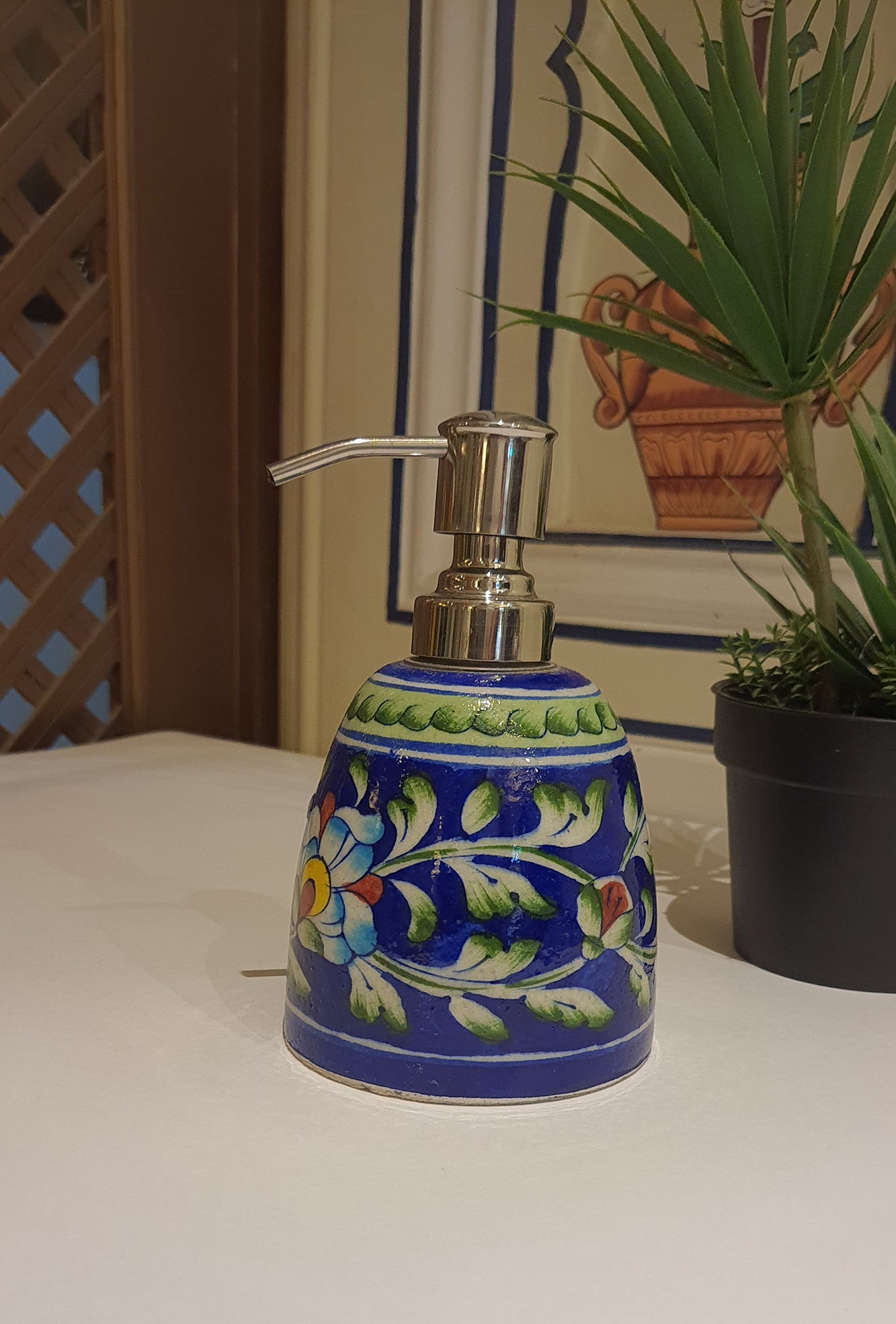 Dispencer Blue Ceramic