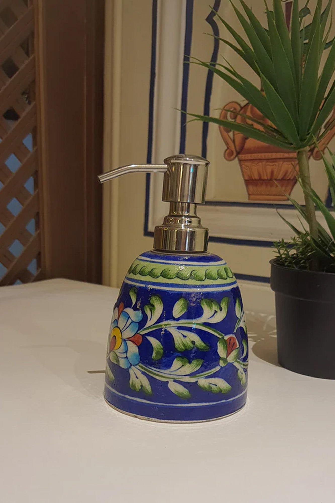 Dispencer Blue Ceramic