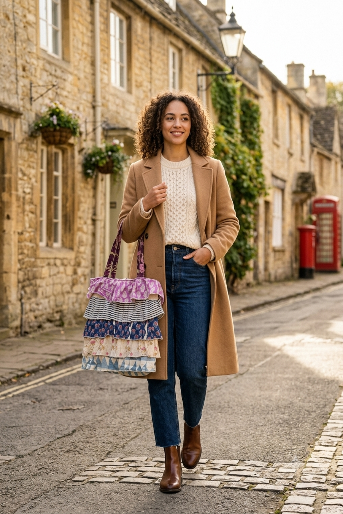 Multi Frill Tote Bag
