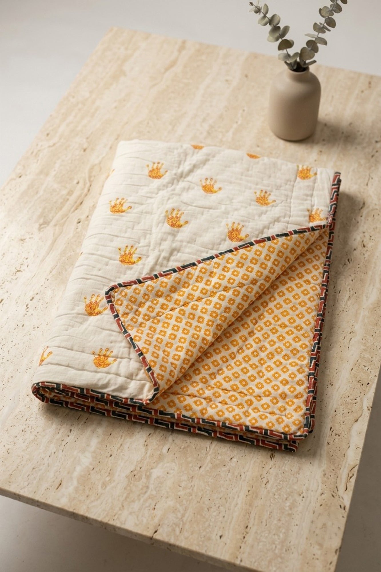 Golden Hands Baby Quilt