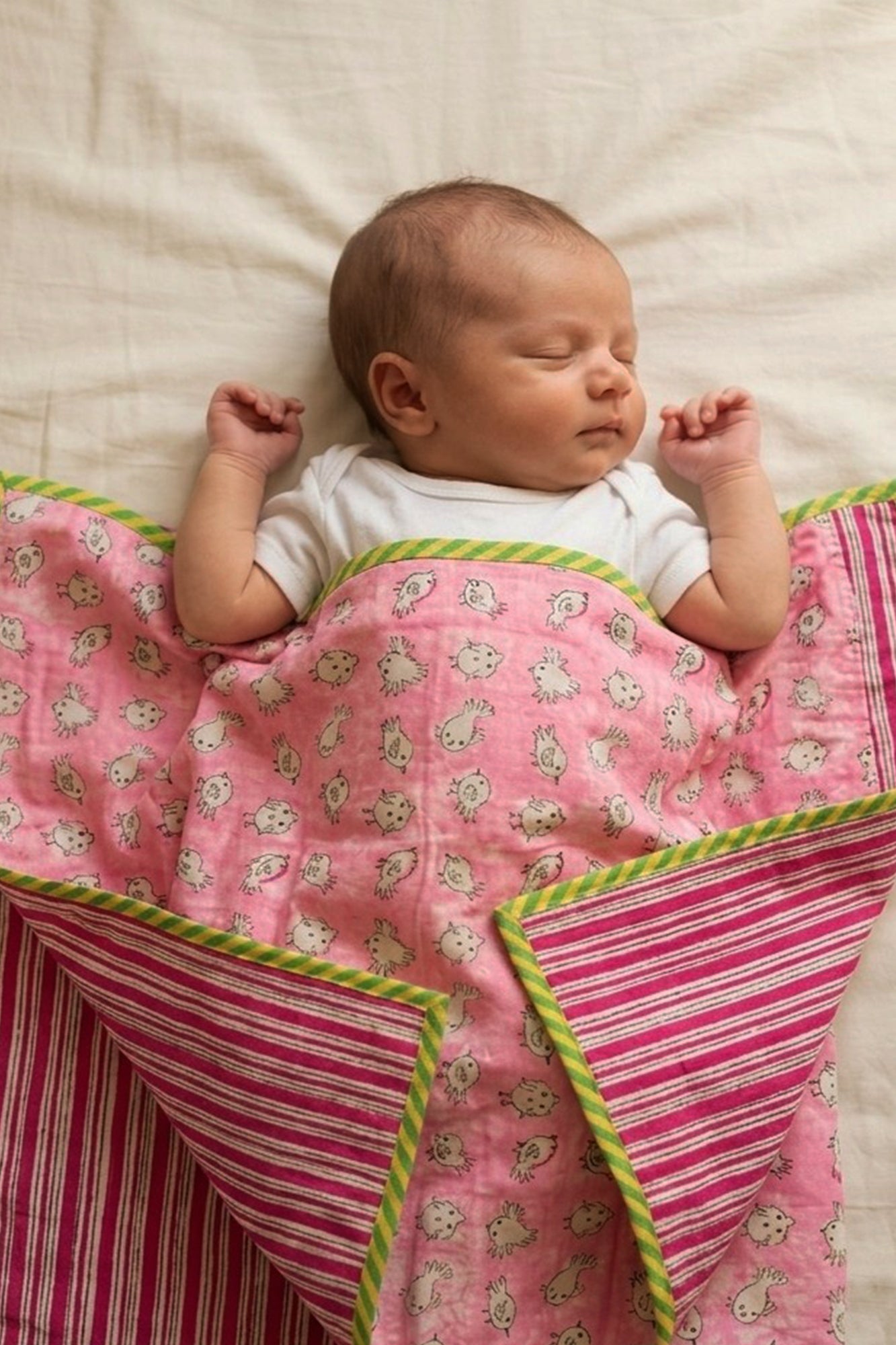Chirpy Pink Kids Dohar