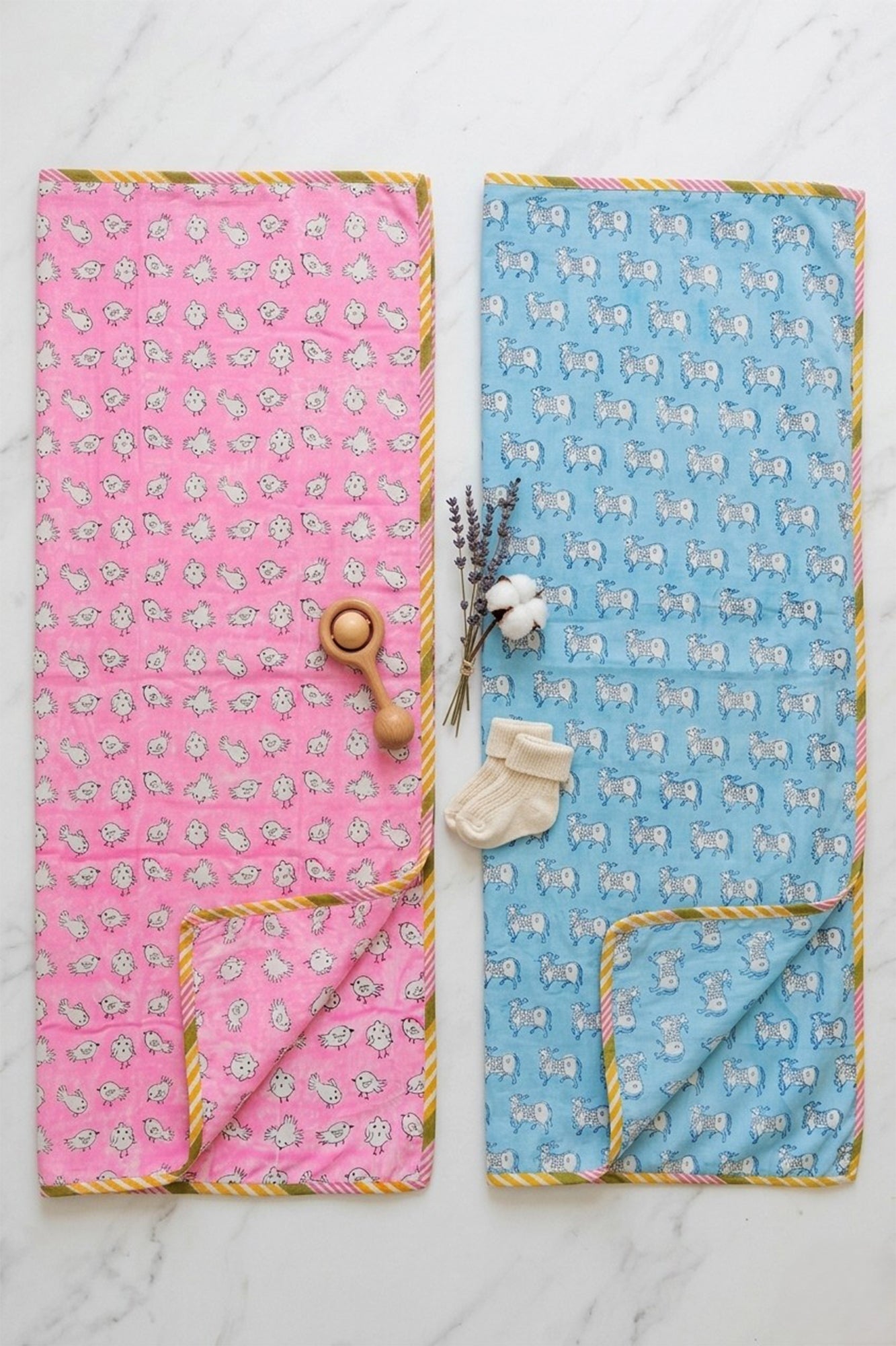 Snuggle Safari Swaddle Pair