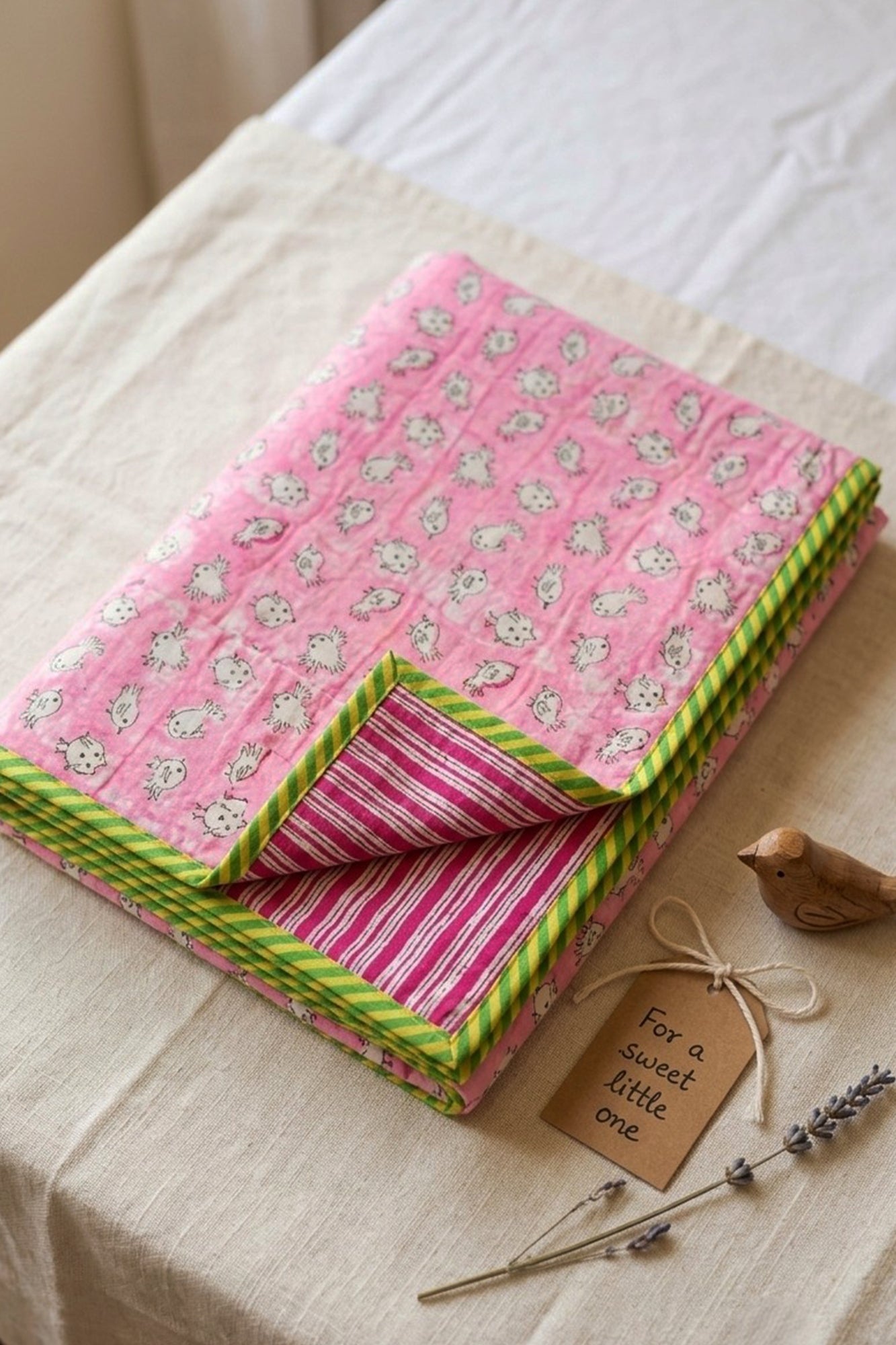 Chirpy Pink Kids Dohar