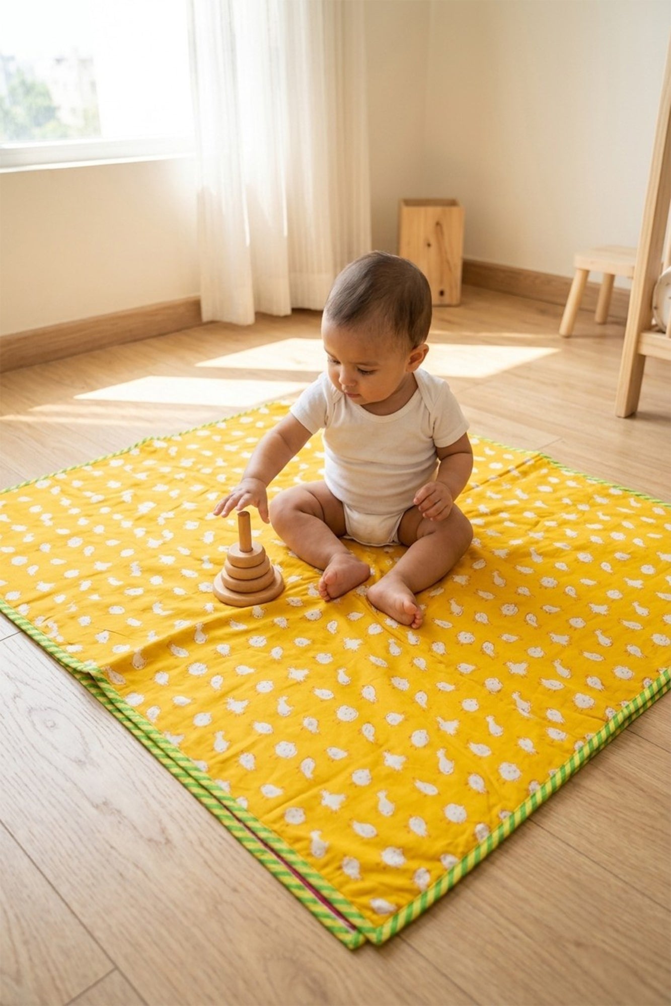 Chirpy Yellow Kids Dohar
