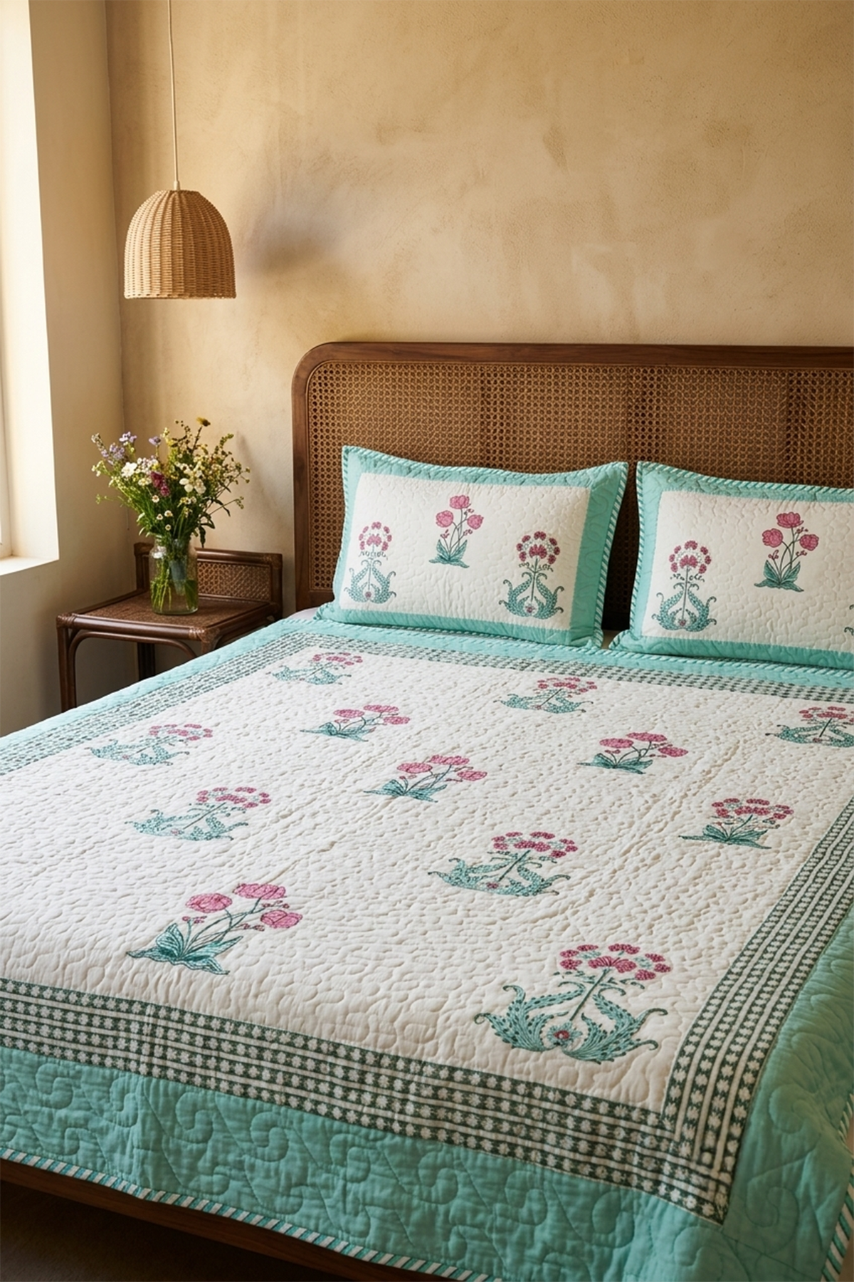 Gulbahar Bed Cover With 2 Pillow Covers