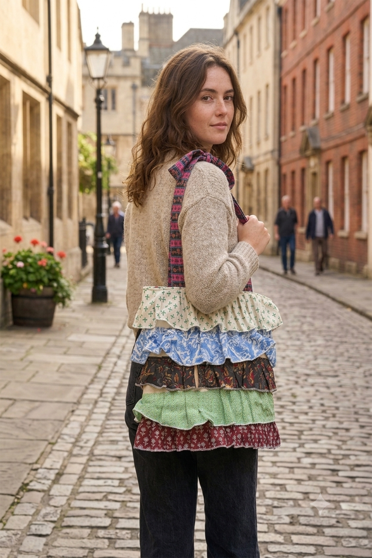 Multi Frill Tote Bag