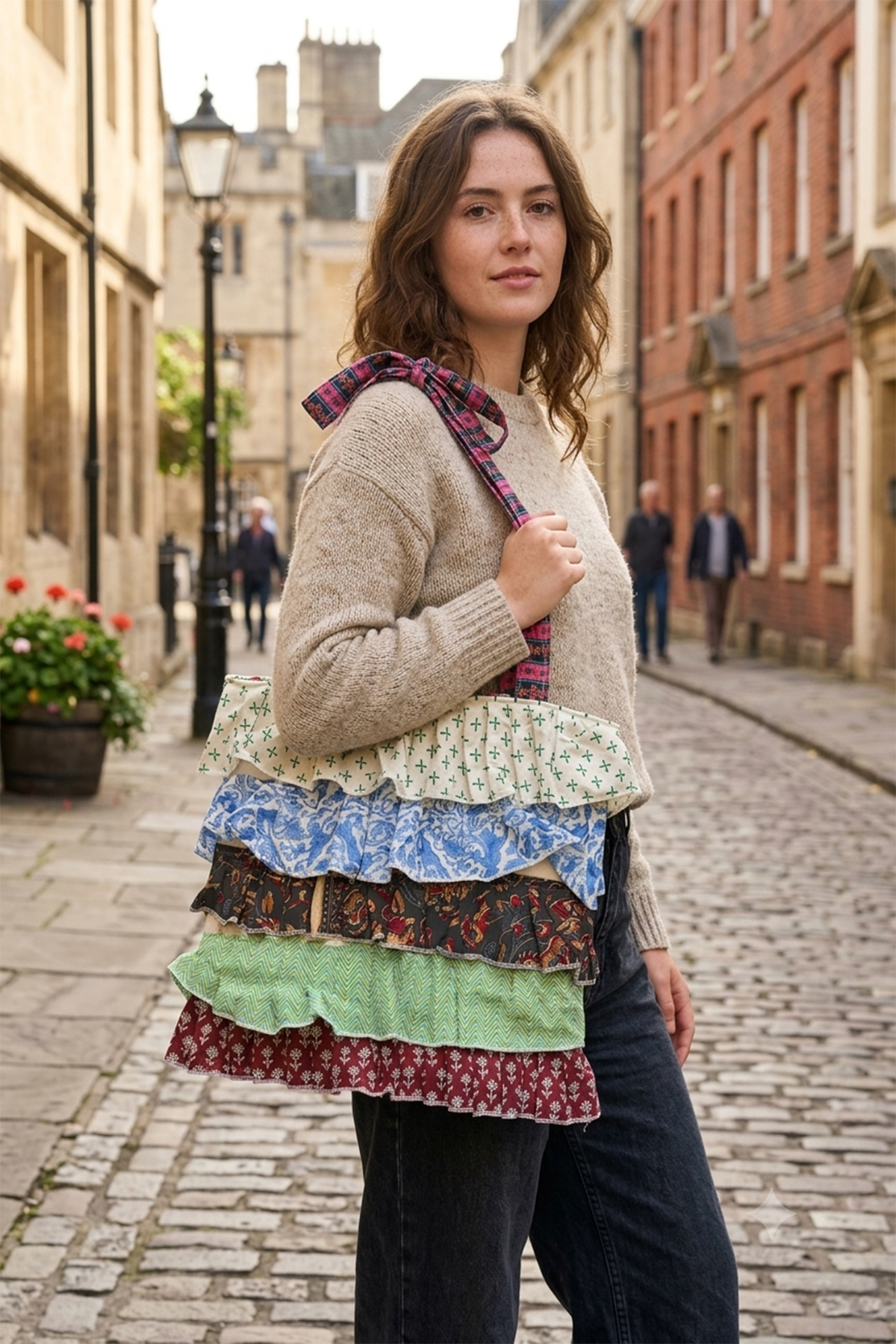 Multi Frill Tote Bag
